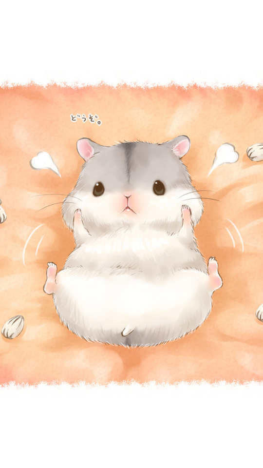 Handy-Wallpaper Hamster, Süß, Original, Animes kostenlos herunterladen.