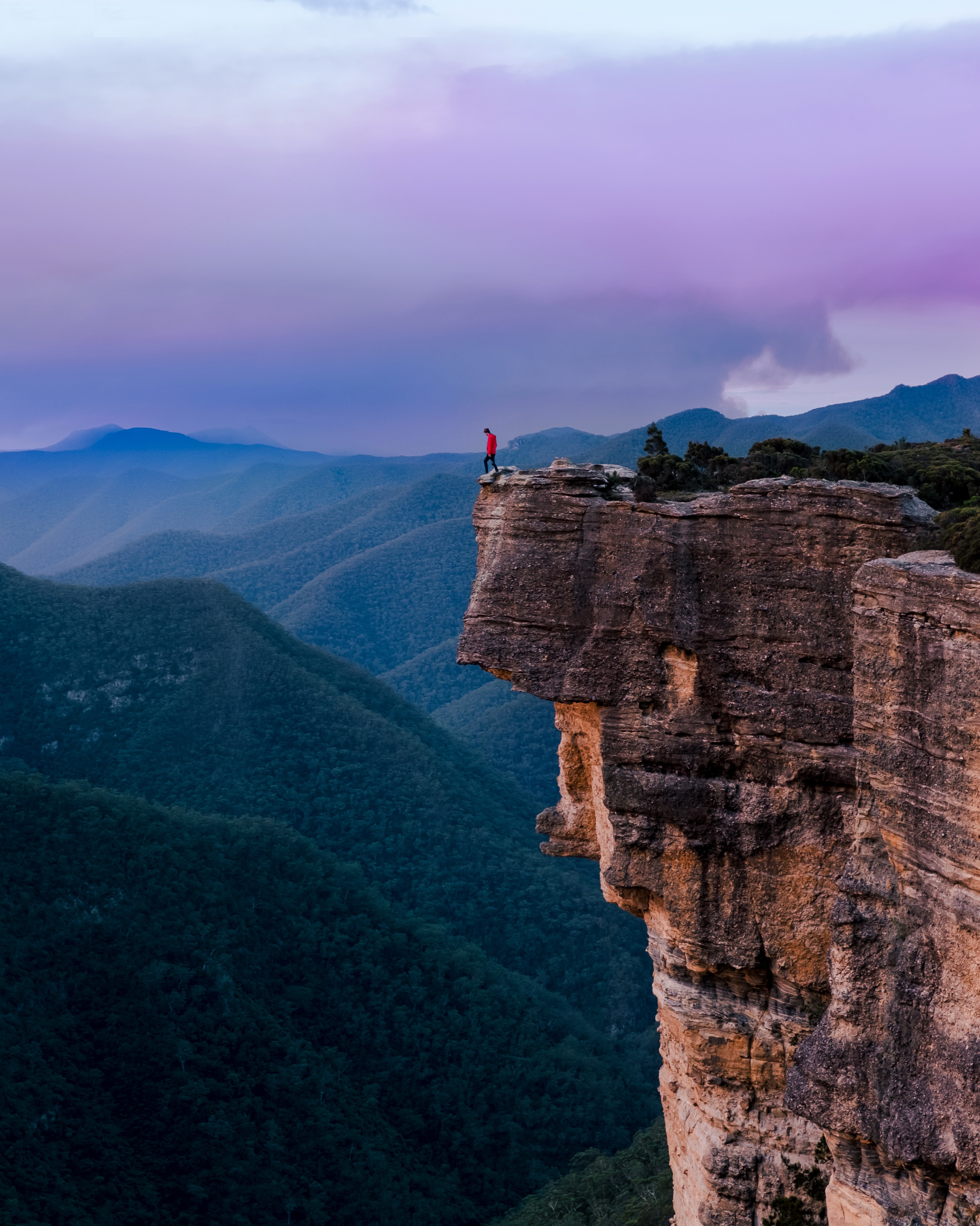 australia, loneliness, sydney, precipice, break, nature, cliff, human, person