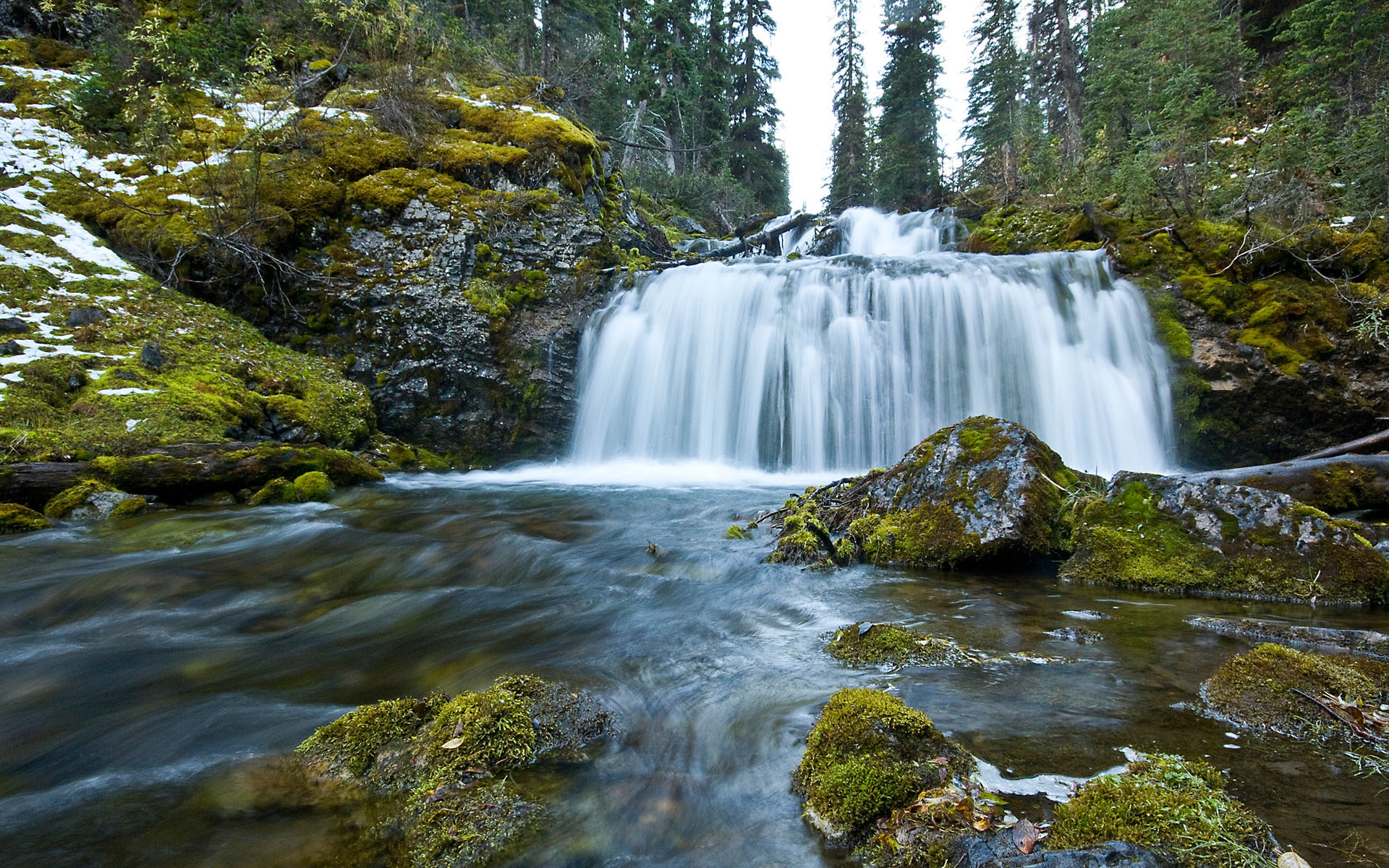 landscape, nature, waterfalls cellphone