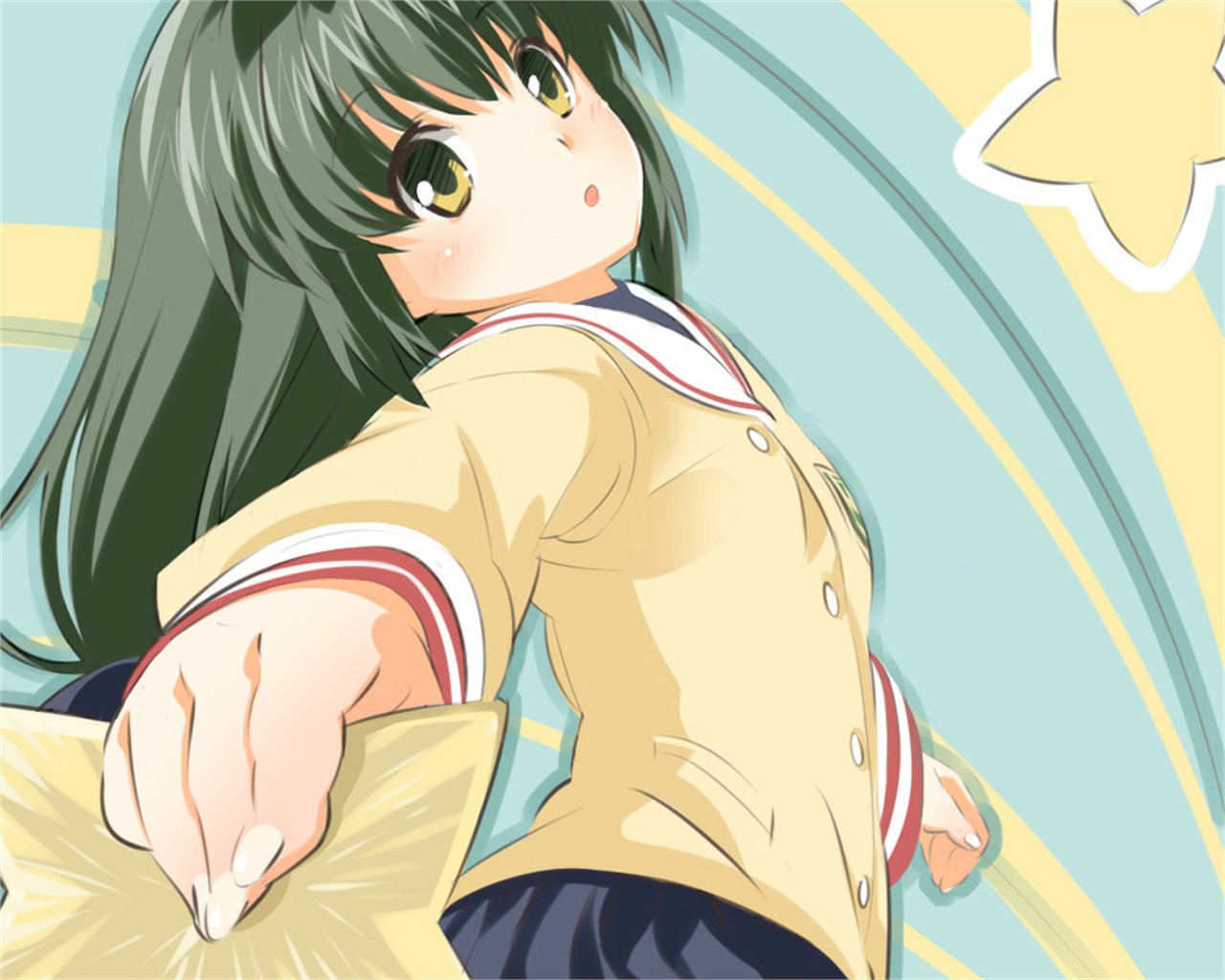 Handy-Wallpaper Animes, Clannad, Fuuko Ibuki kostenlos herunterladen.