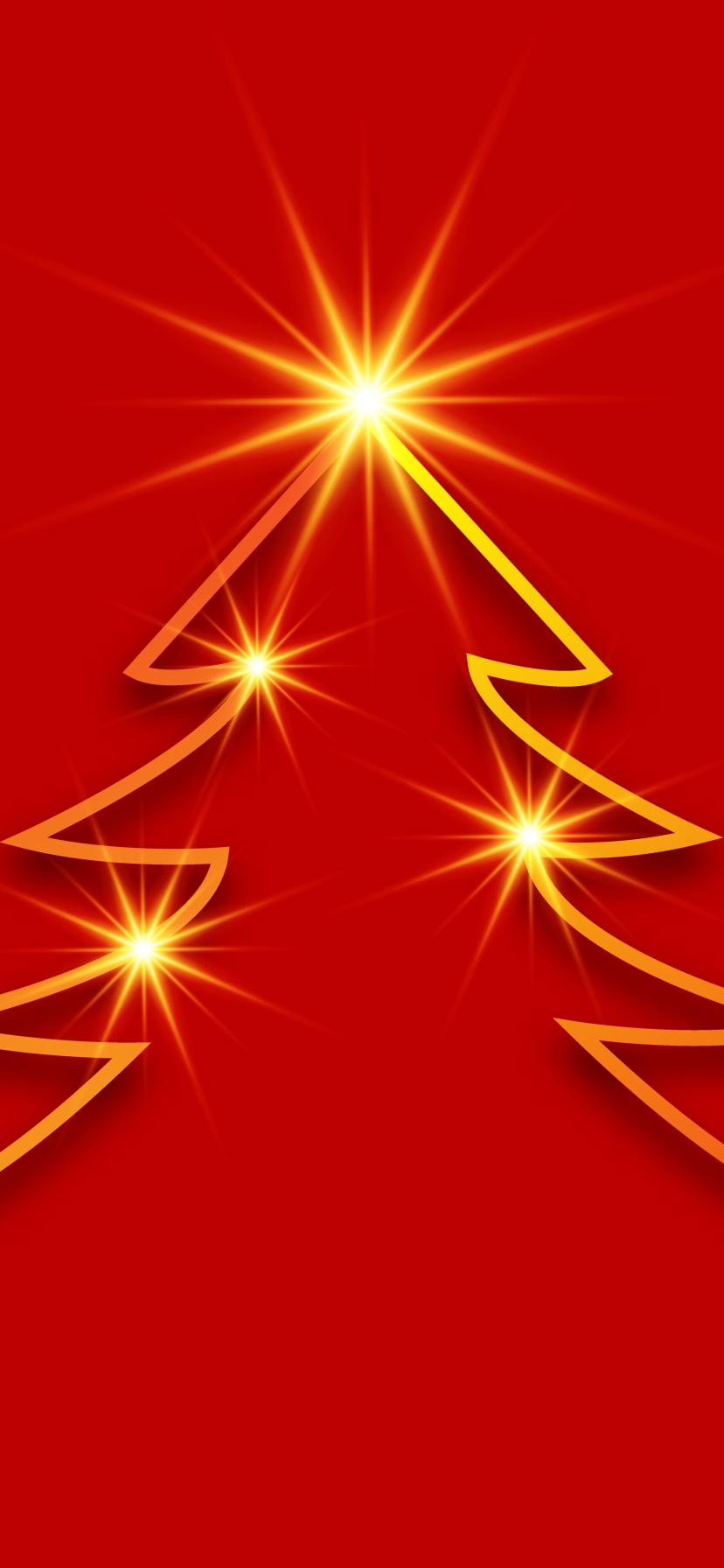 Скачать картинку Красный, Рождество, Рождественская Елка, Праздничные, Минималистский в телефон бесплатно.