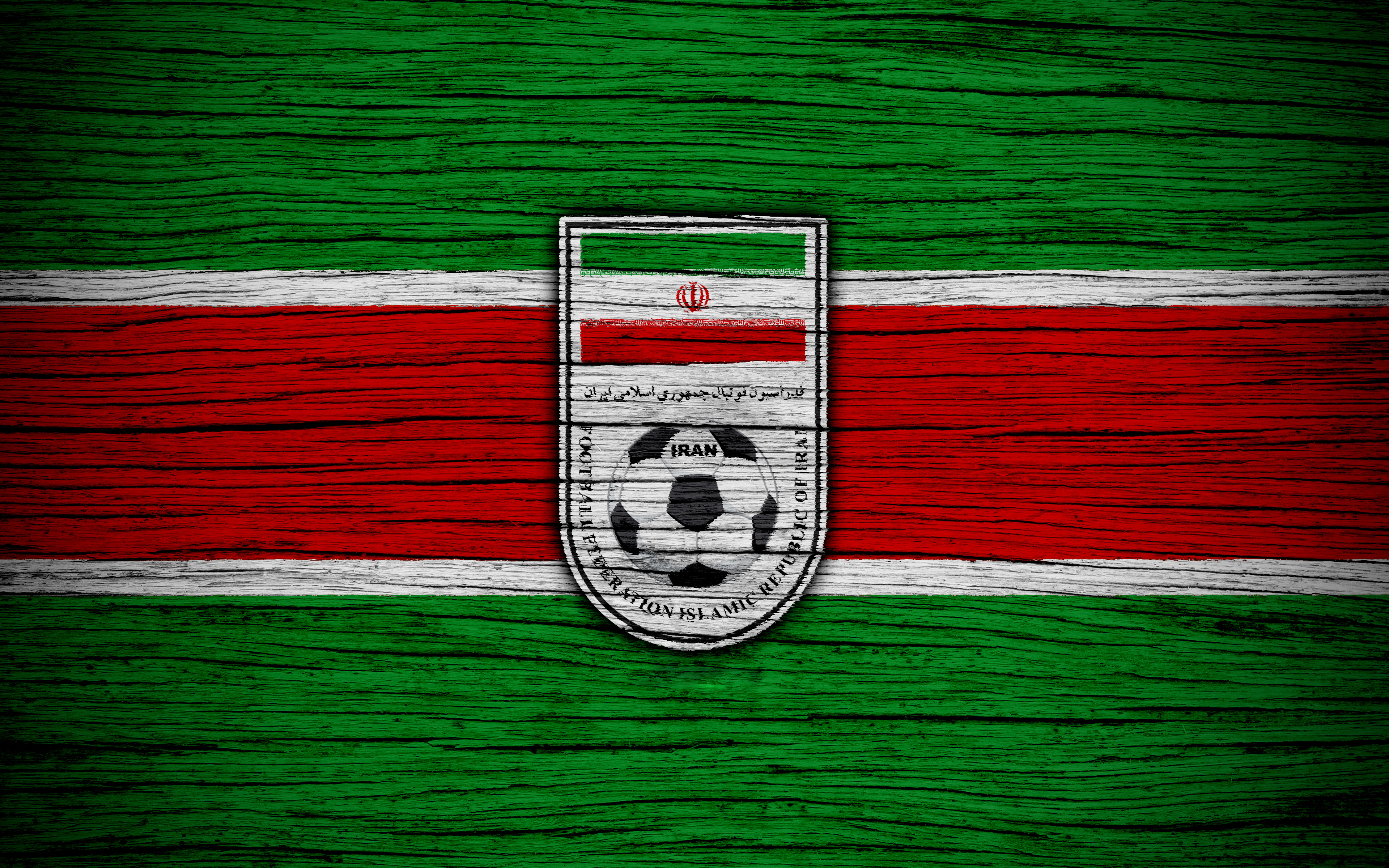 1531414 Bild herunterladen sport, iranische fußballnationalmannschaft, emblem, iran, logo, fußball - Hintergrundbilder und Bildschirmschoner kostenlos