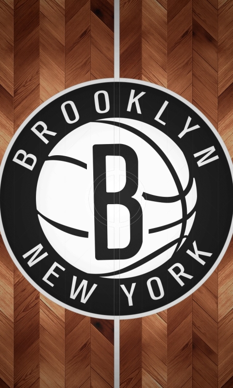 Téléchargez des papiers peints mobile Logo, Des Sports, Basket, Nba, Filets De Brooklyn gratuitement.
