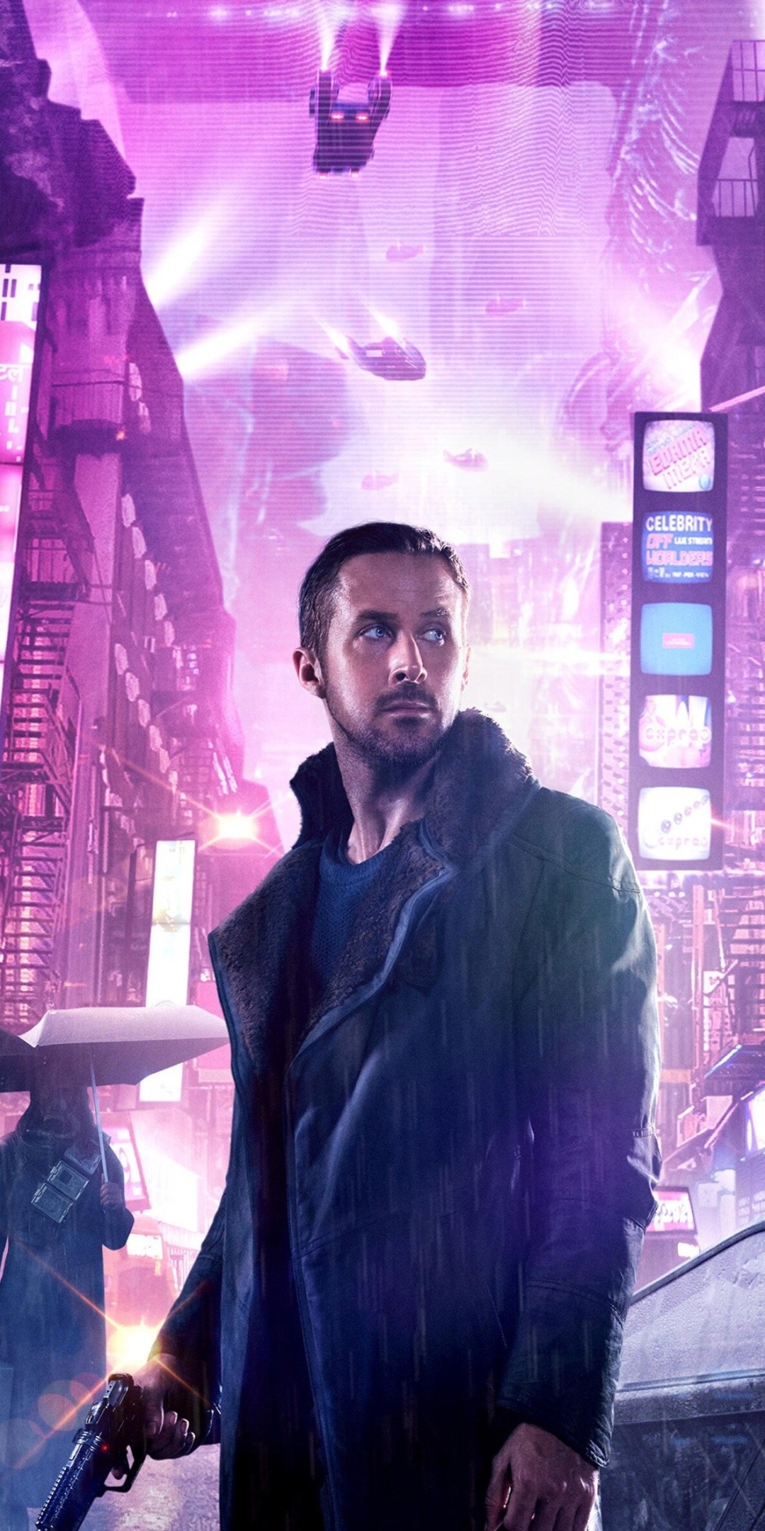 Handy-Wallpaper Ryan Gosling, Filme, Offizier K (Blade Runner 2049), Blade Runner 2049, Bladerunner kostenlos herunterladen.