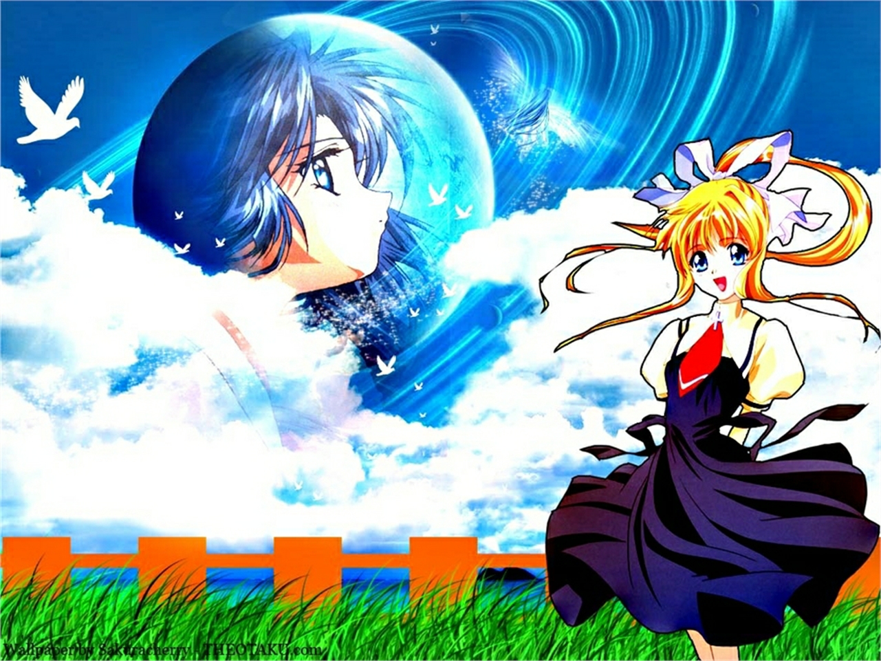 Laden Sie das Luft, Animes, Misuzu Kamio, Kannabi No Mikoto-Bild kostenlos auf Ihren PC-Desktop herunter