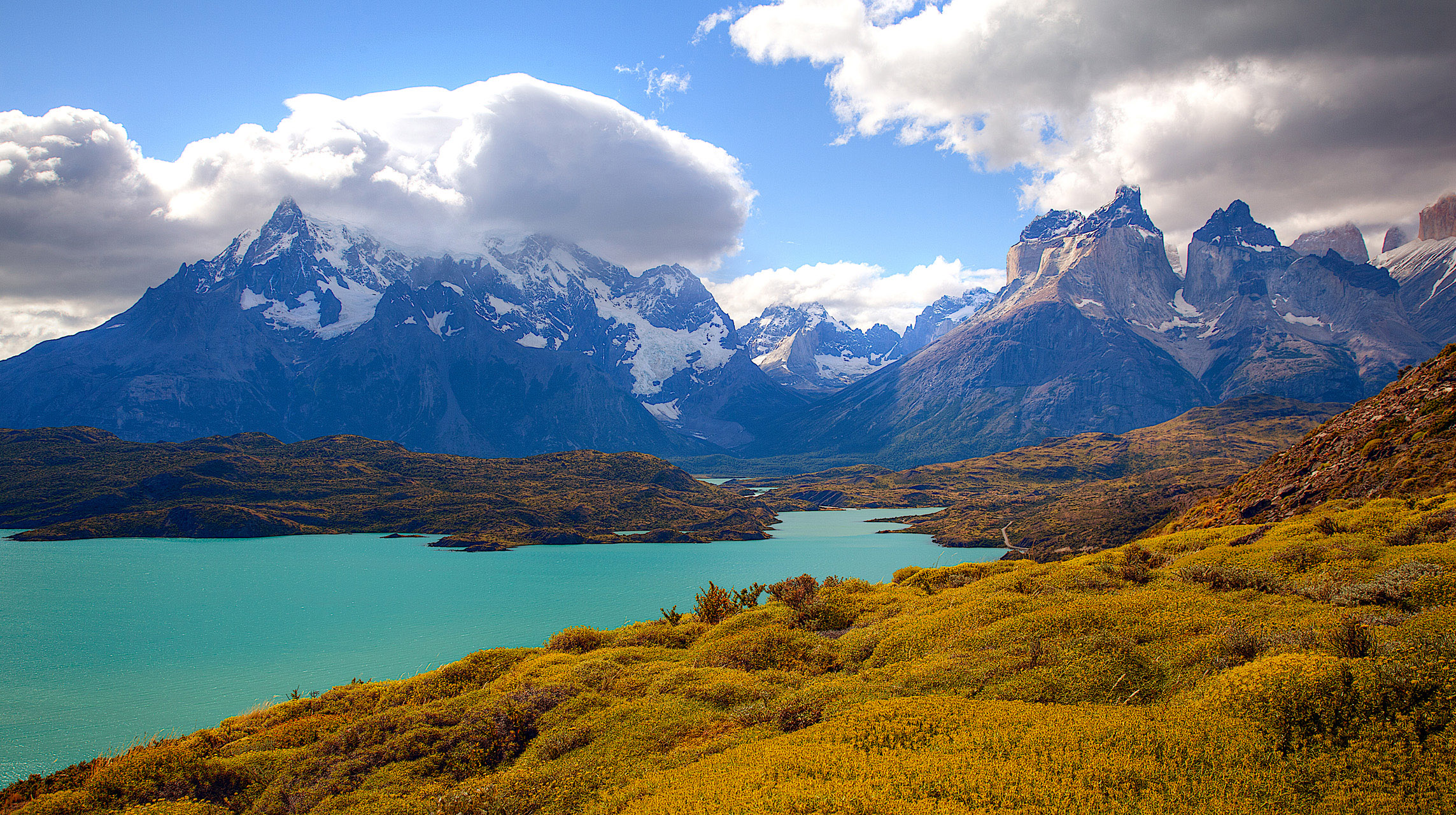 Laden Sie das Landschaft, See, Wald, Gebirge, Wolke, Szene, Himmel, Berge, Erde/natur-Bild kostenlos auf Ihren PC-Desktop herunter