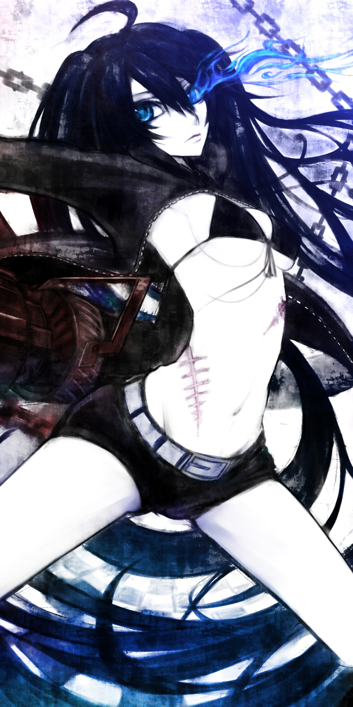 Download mobile wallpaper Anime, Black Rock Shooter for free.