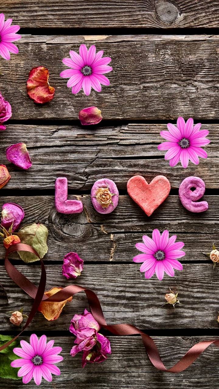 無料モバイル壁紙花, 愛する, バレンタイン・デー, 心臓, ホリデーをダウンロードします。
