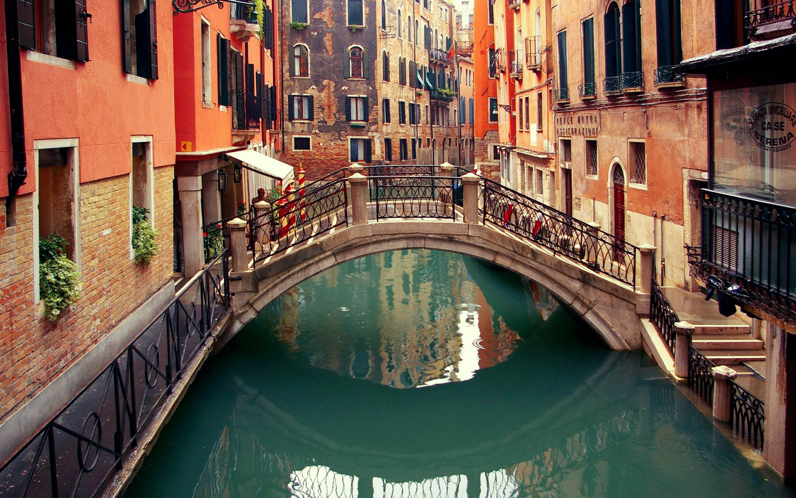 PCデスクトップに橋, イタリア, ヴェネツィア, ブリッジ, マンメイド画像を無料でダウンロード