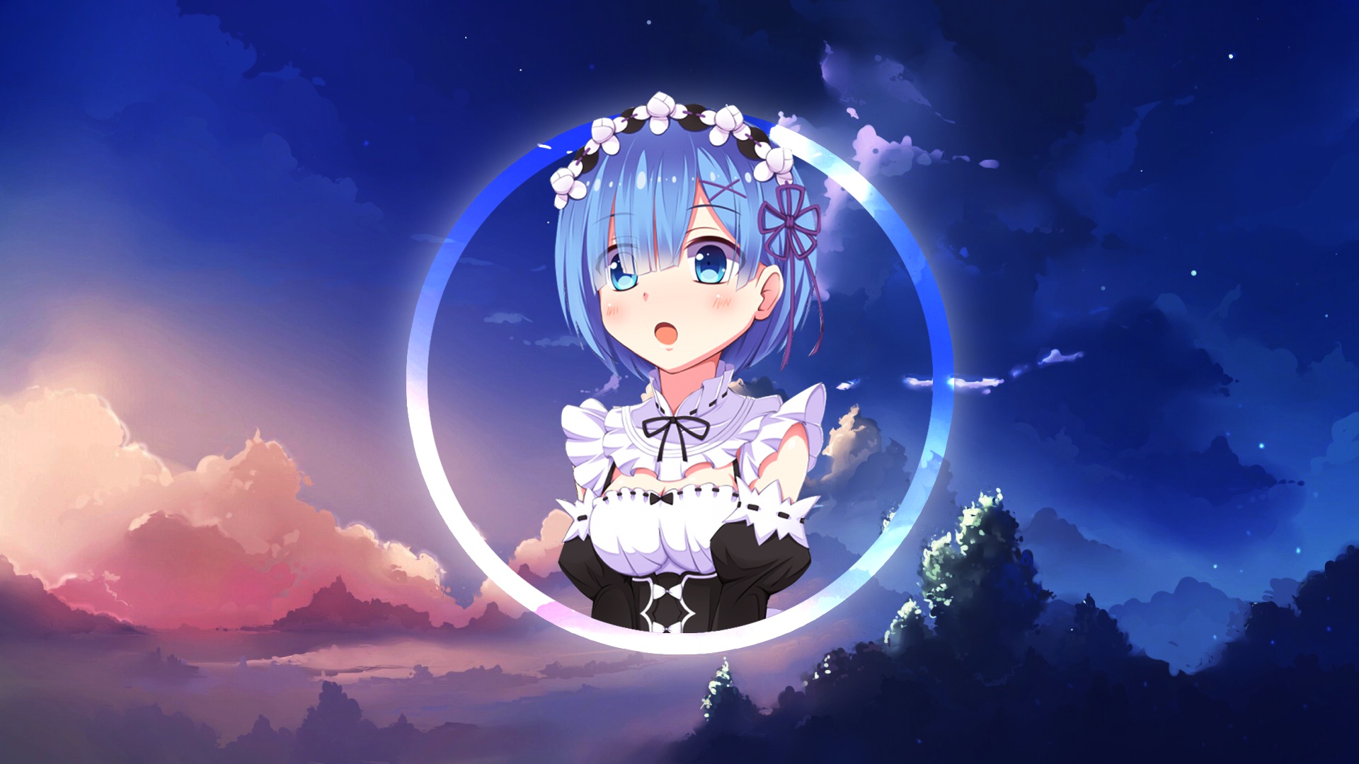Baixe gratuitamente a imagem Anime, Olhos Azuis, Cabelo Azul, Re:zero Começando A Vida Em Outro Mundo, Rem (Re:zero) na área de trabalho do seu PC