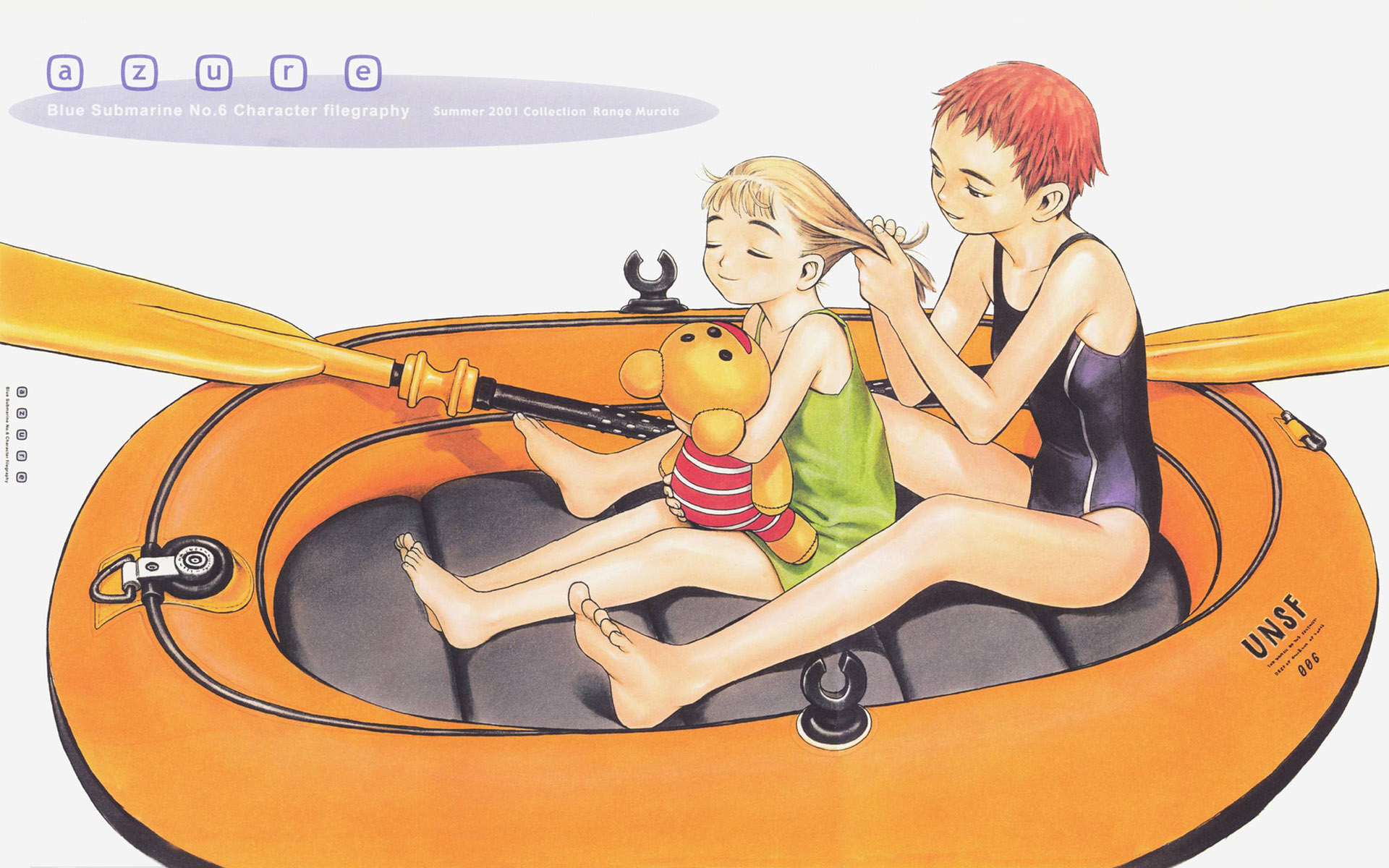 anime, blue submarine no 6