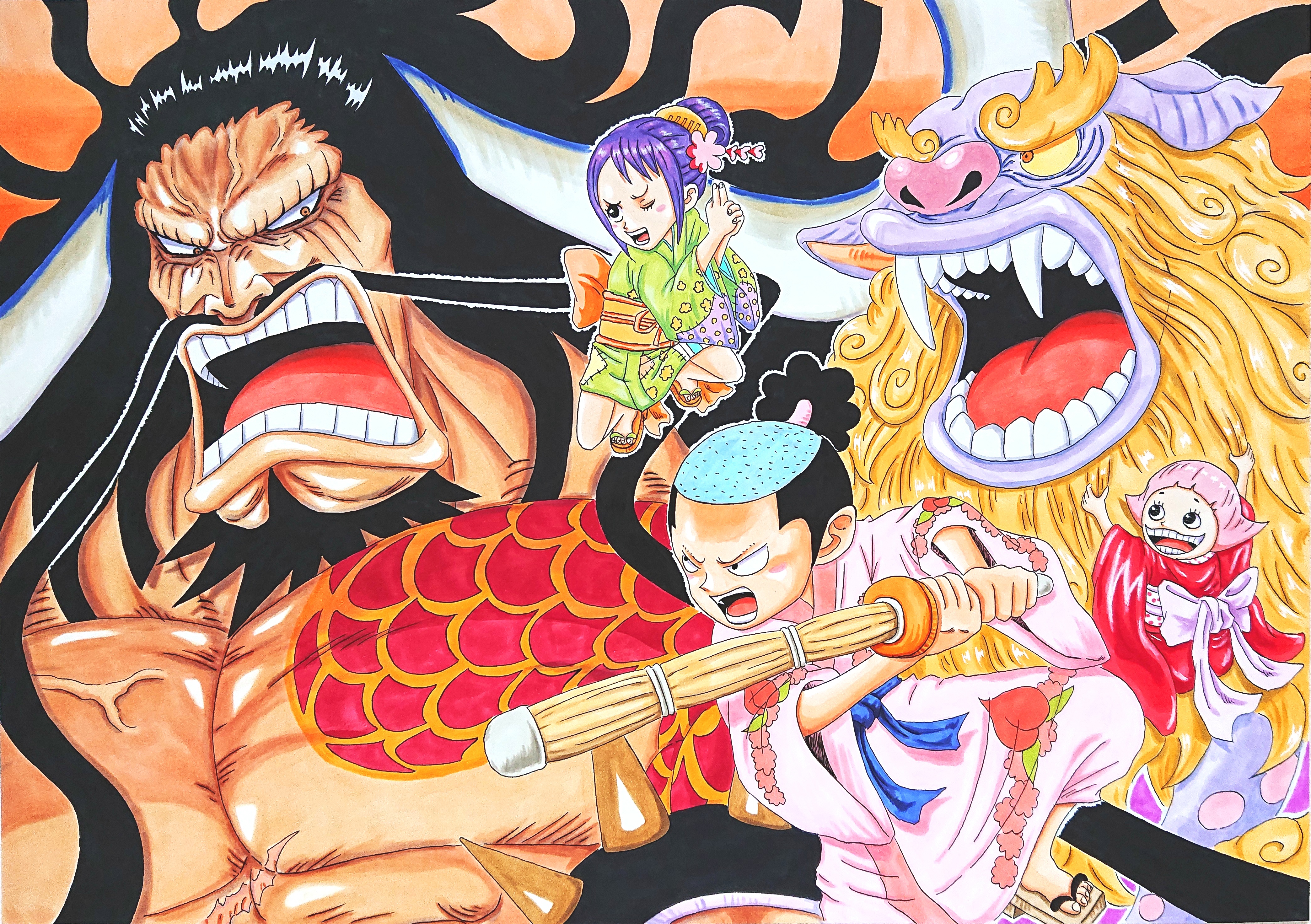 Популярные заставки и фоны Отоко (One Piece) на компьютер