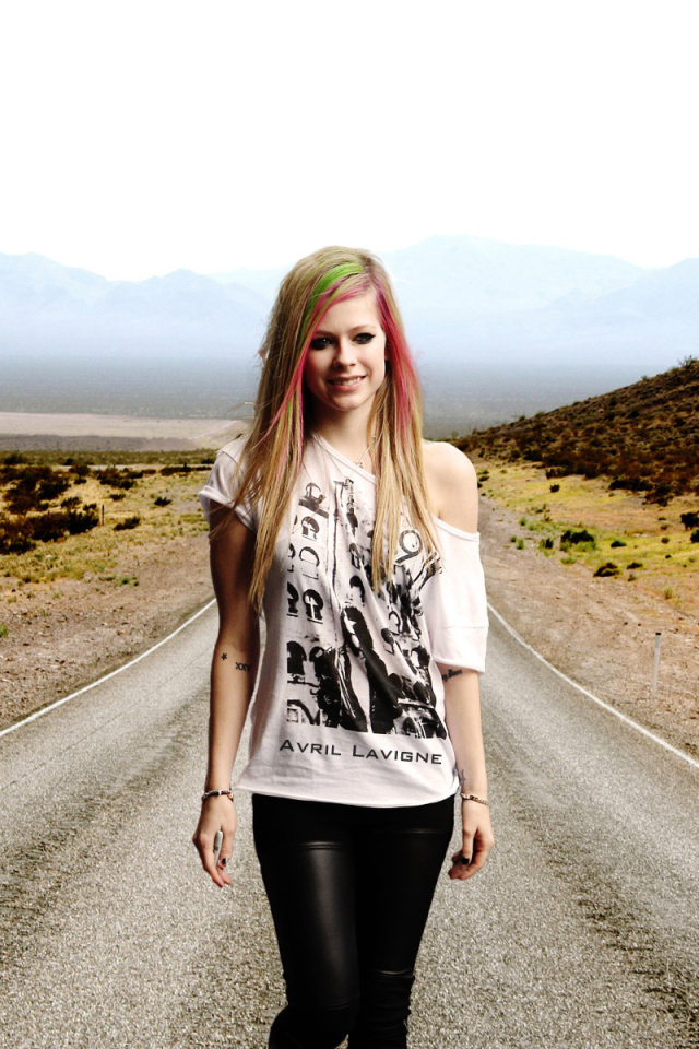 Handy-Wallpaper Musik, Avril Lavigne kostenlos herunterladen.