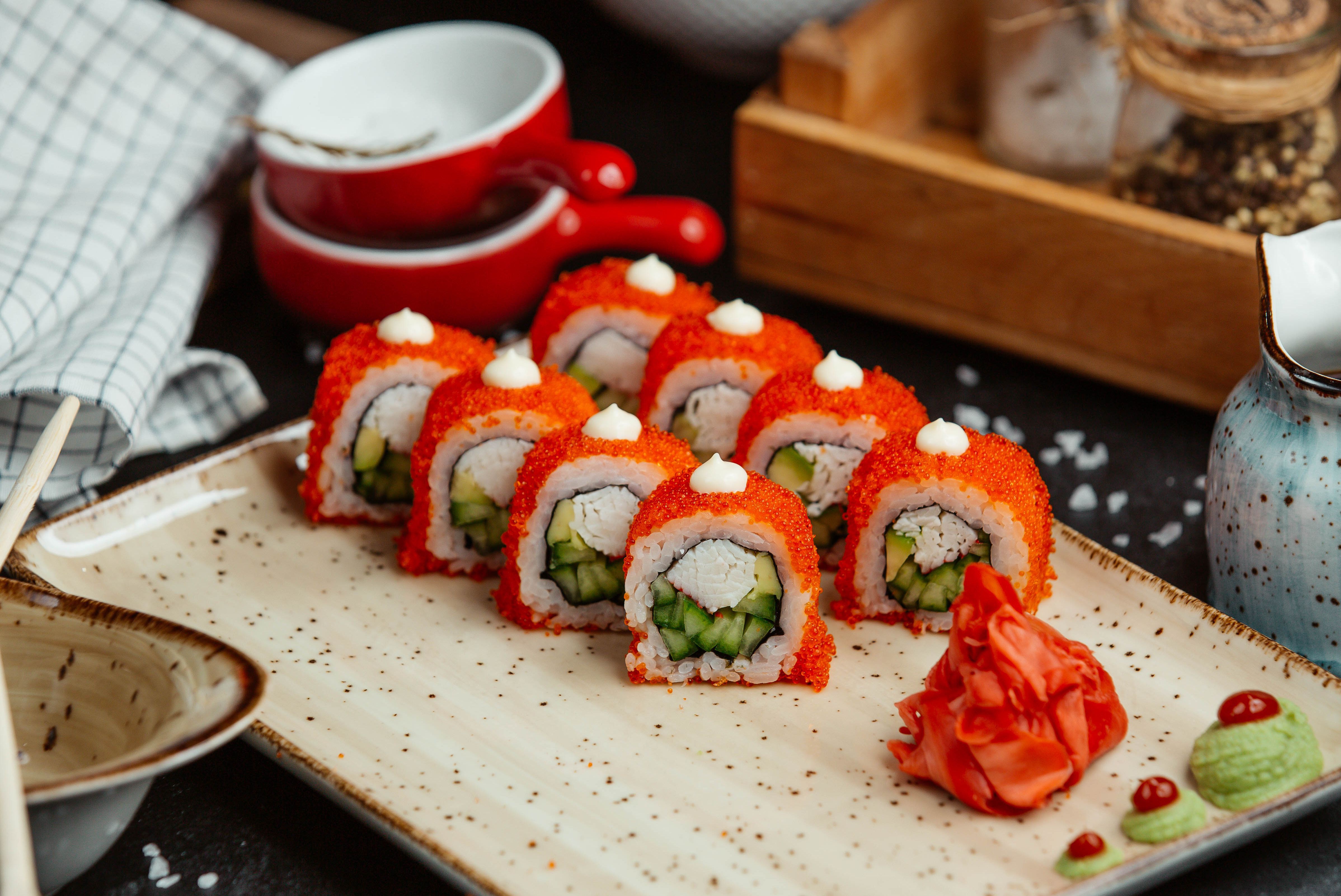 Free download wallpaper Food, Sushi, Still Life, Seafood on your PC desktop