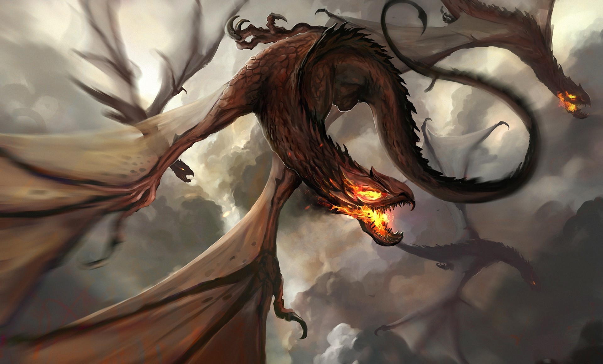 Free download wallpaper Fantasy, Dragon, Wyvern on your PC desktop
