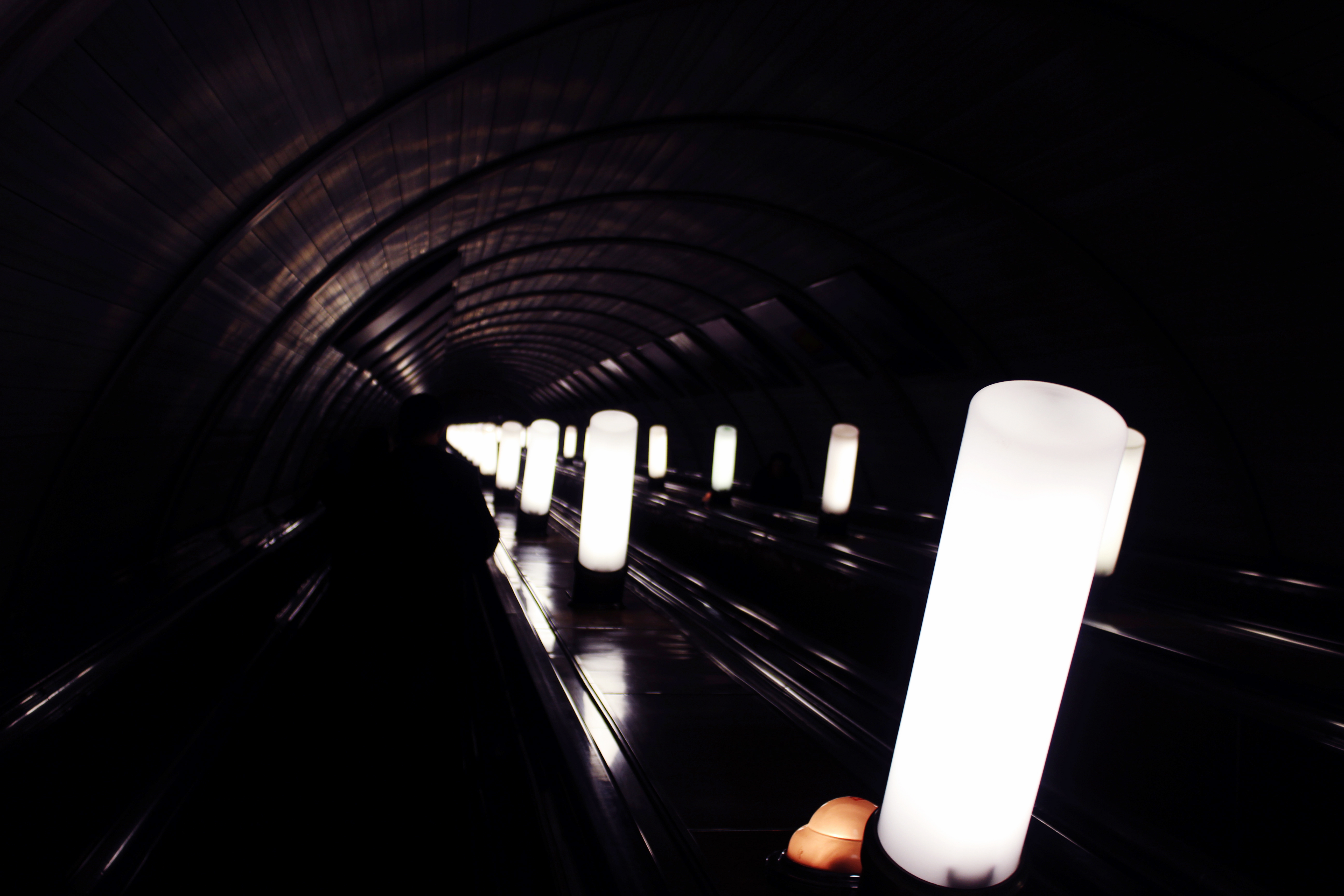 man made, subway, dark, underground
