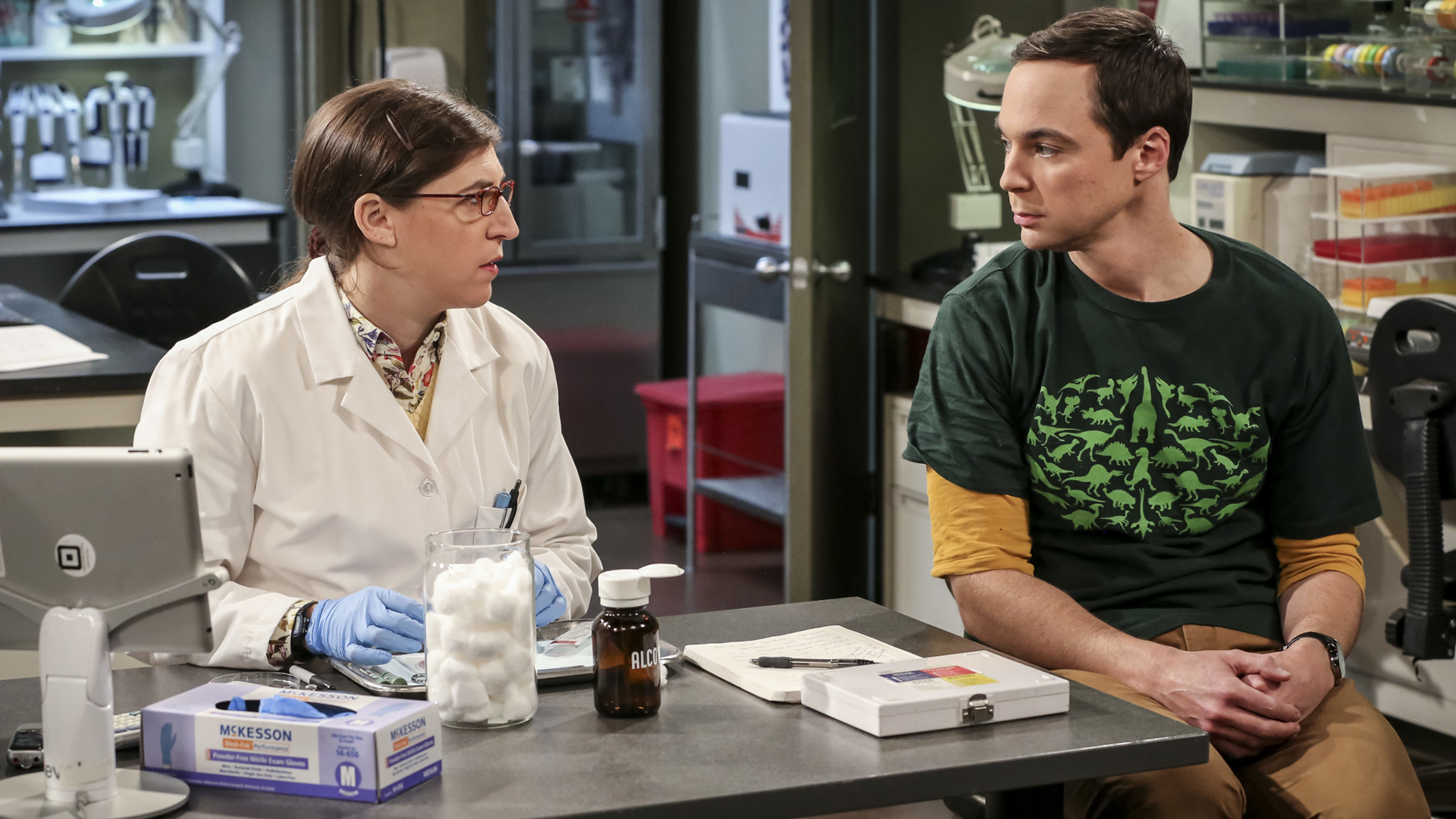 Baixar papel de parede para celular de Programa De Tv, Jim Parsons, Sheldon Cooper, Big Bang: A Teoria, Amy Farrah Fowler, Mayim Bialik gratuito.