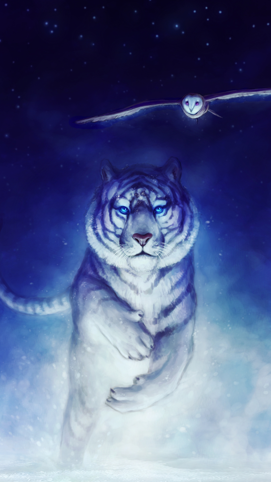 Download mobile wallpaper Cats, Animal, White Tiger for free.