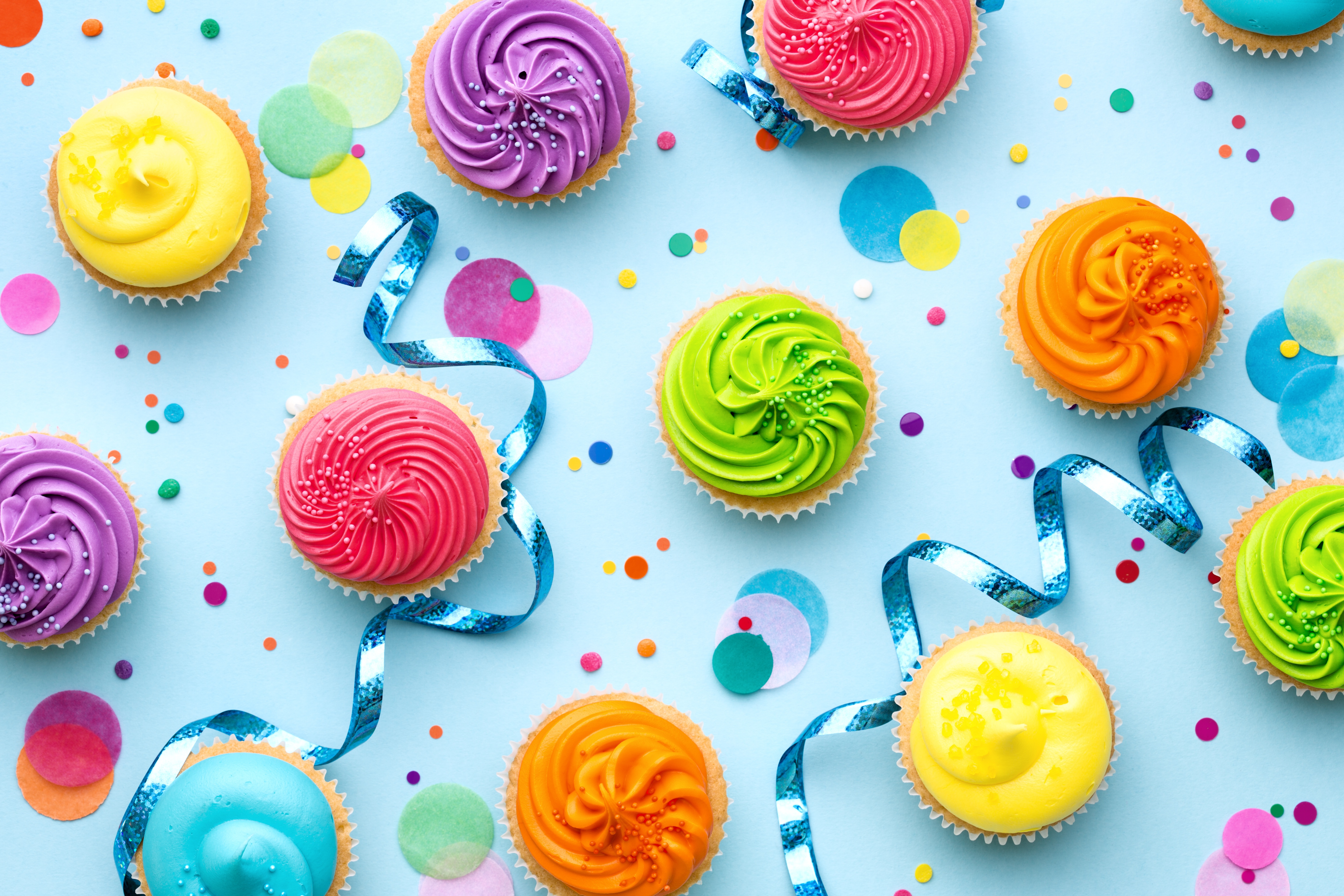 Free download wallpaper Food, Still Life, Colorful, Cupcake, Pastry on your PC desktop