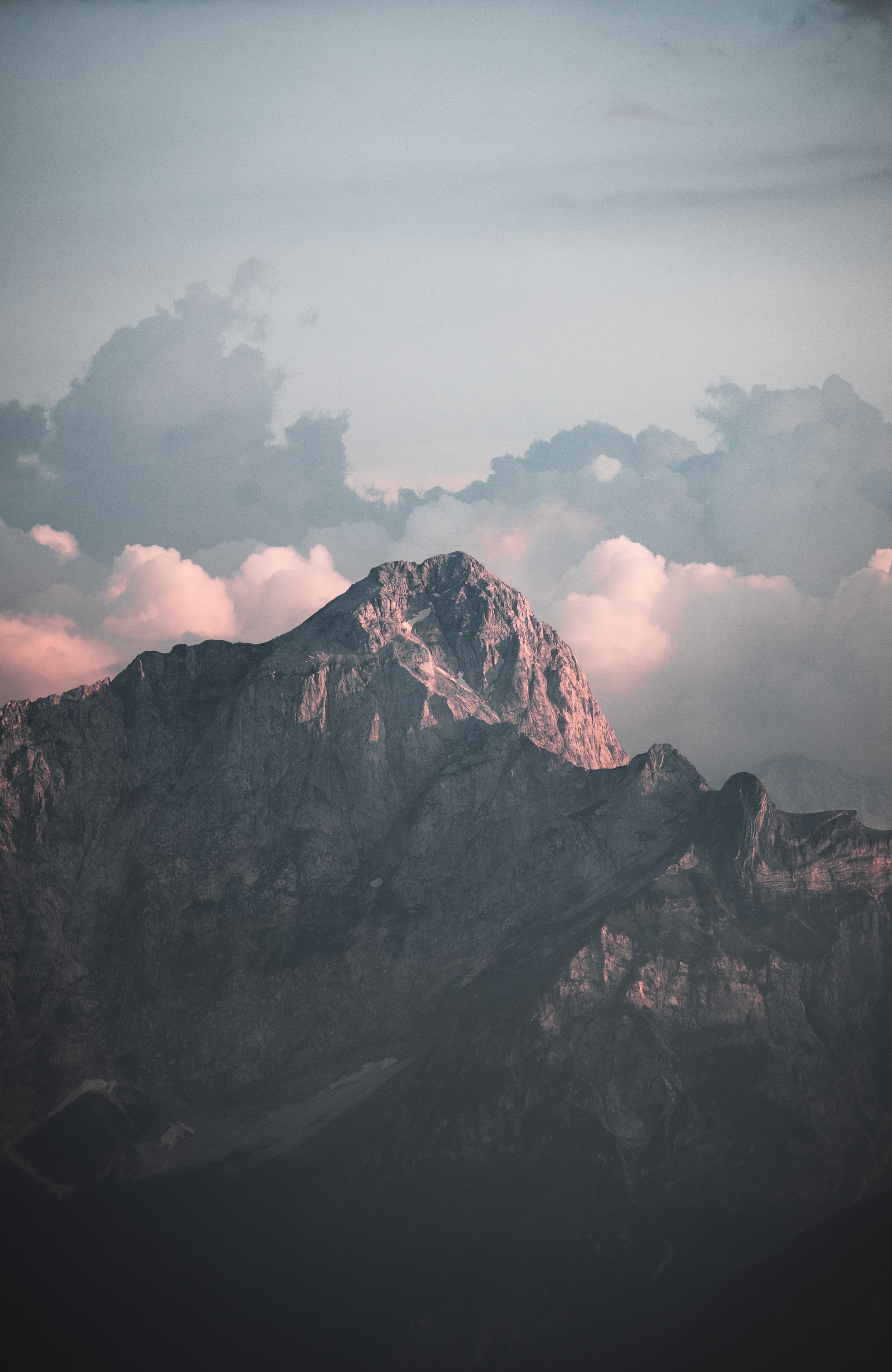 Free download wallpaper Nature, Mountains, Clouds, Rocks, Sky on your PC desktop