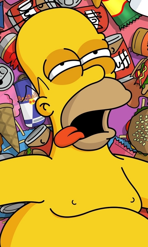 Download mobile wallpaper Funny, Homer Simpson, Tv Show, Humor, The Simpsons, Duff Beer for free.