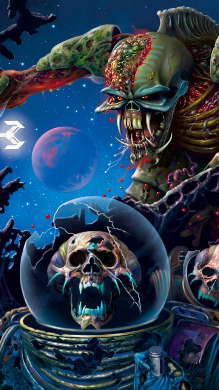 Download mobile wallpaper Music, Iron Maiden for free.