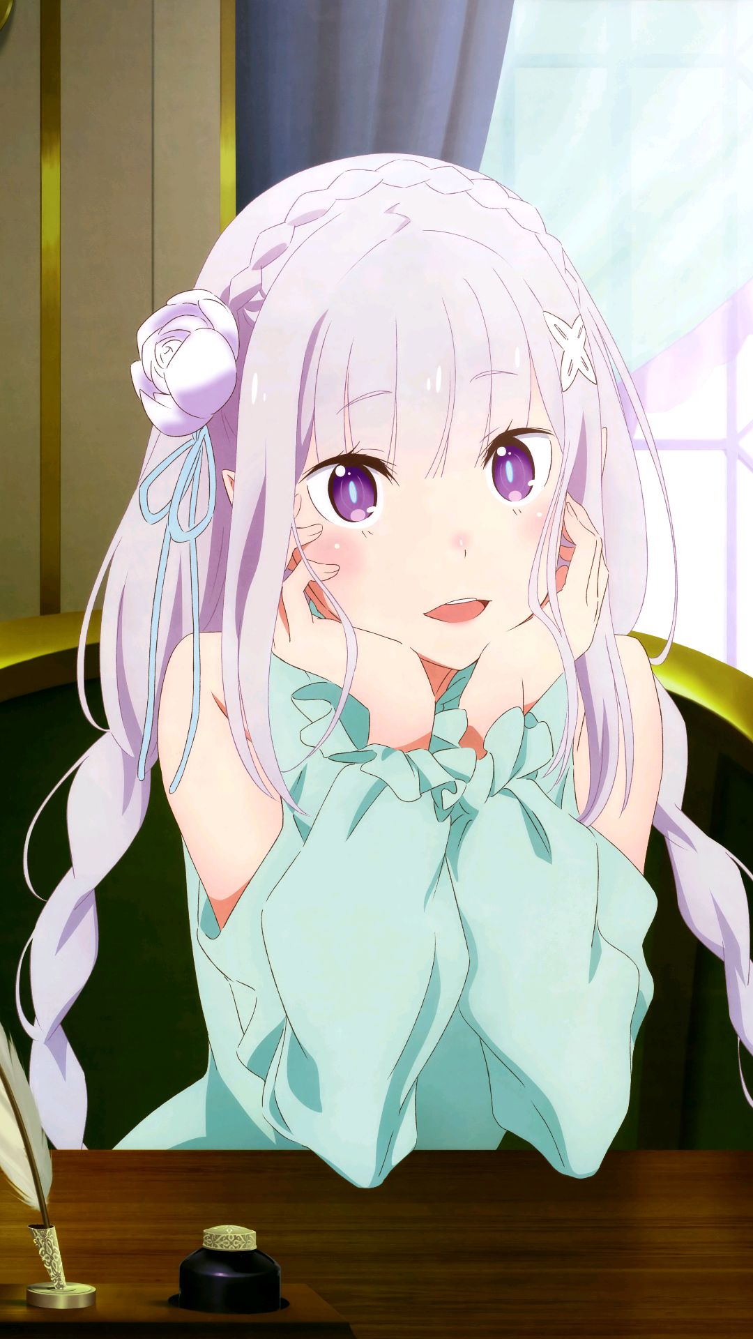 Descarga gratuita de fondo de pantalla para móvil de Animado, Emilia (Re:zero), Re:zero Comenzando La Vida En Otro Mundo.