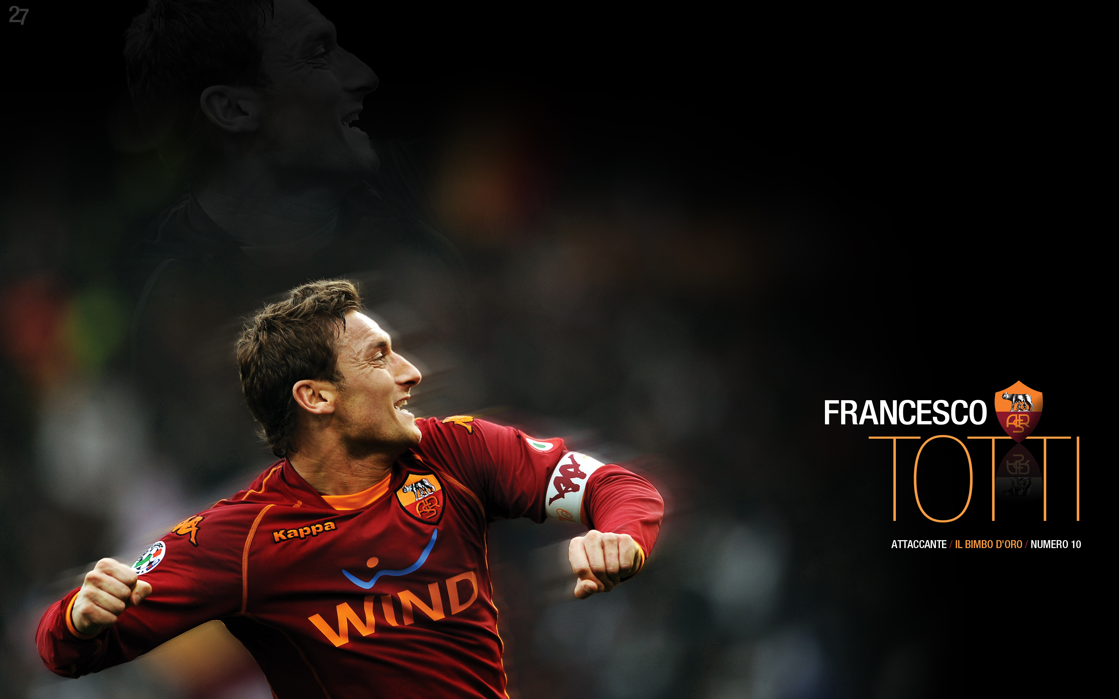 Los mejores fondos de pantalla de Francesco Totti para la pantalla del teléfono