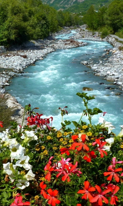 Download mobile wallpaper Earth, River for free.