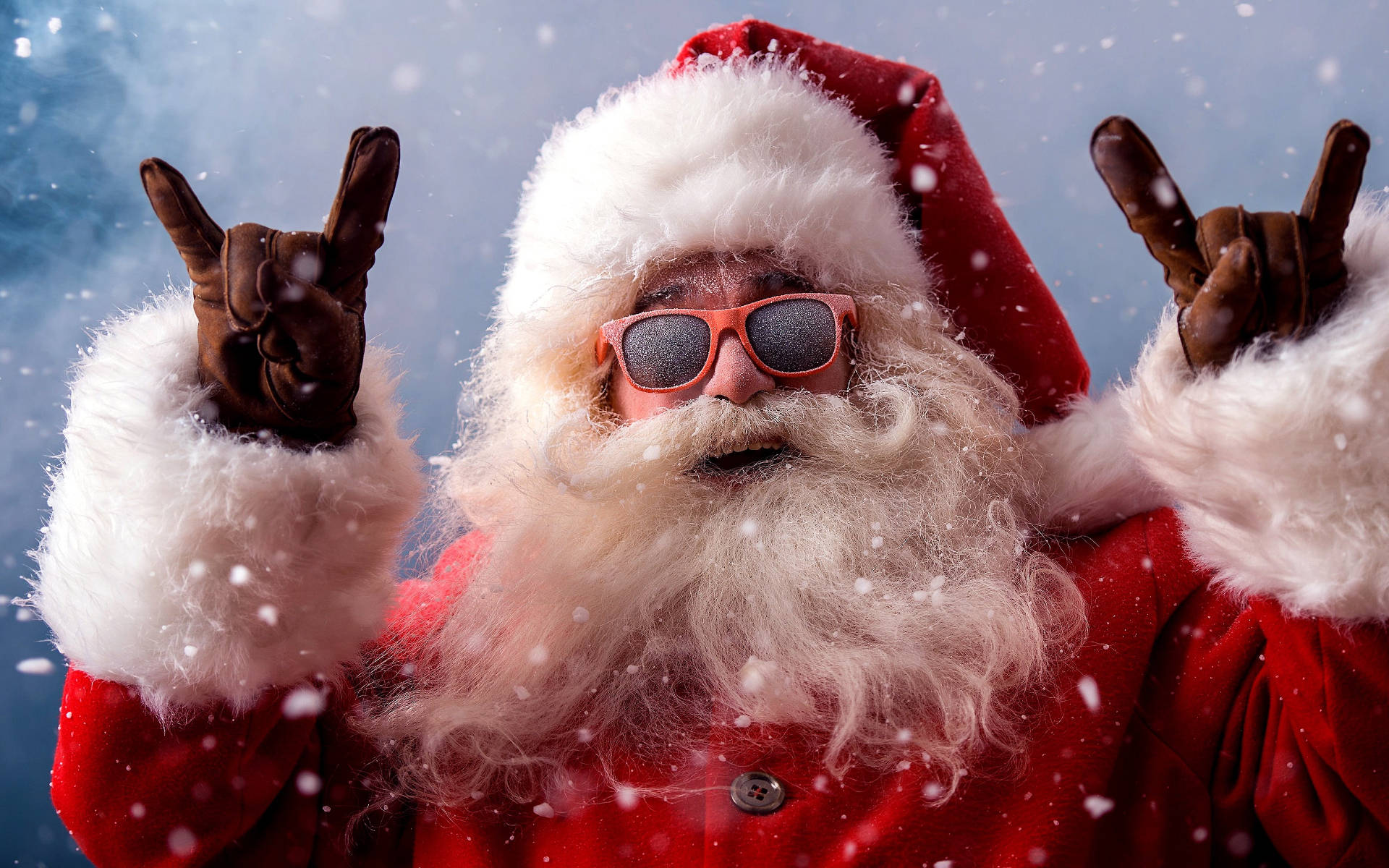 Laden Sie das Humor, Feiertage, Weihnachtsmann, Weihnachten, Sonnenbrille-Bild kostenlos auf Ihren PC-Desktop herunter