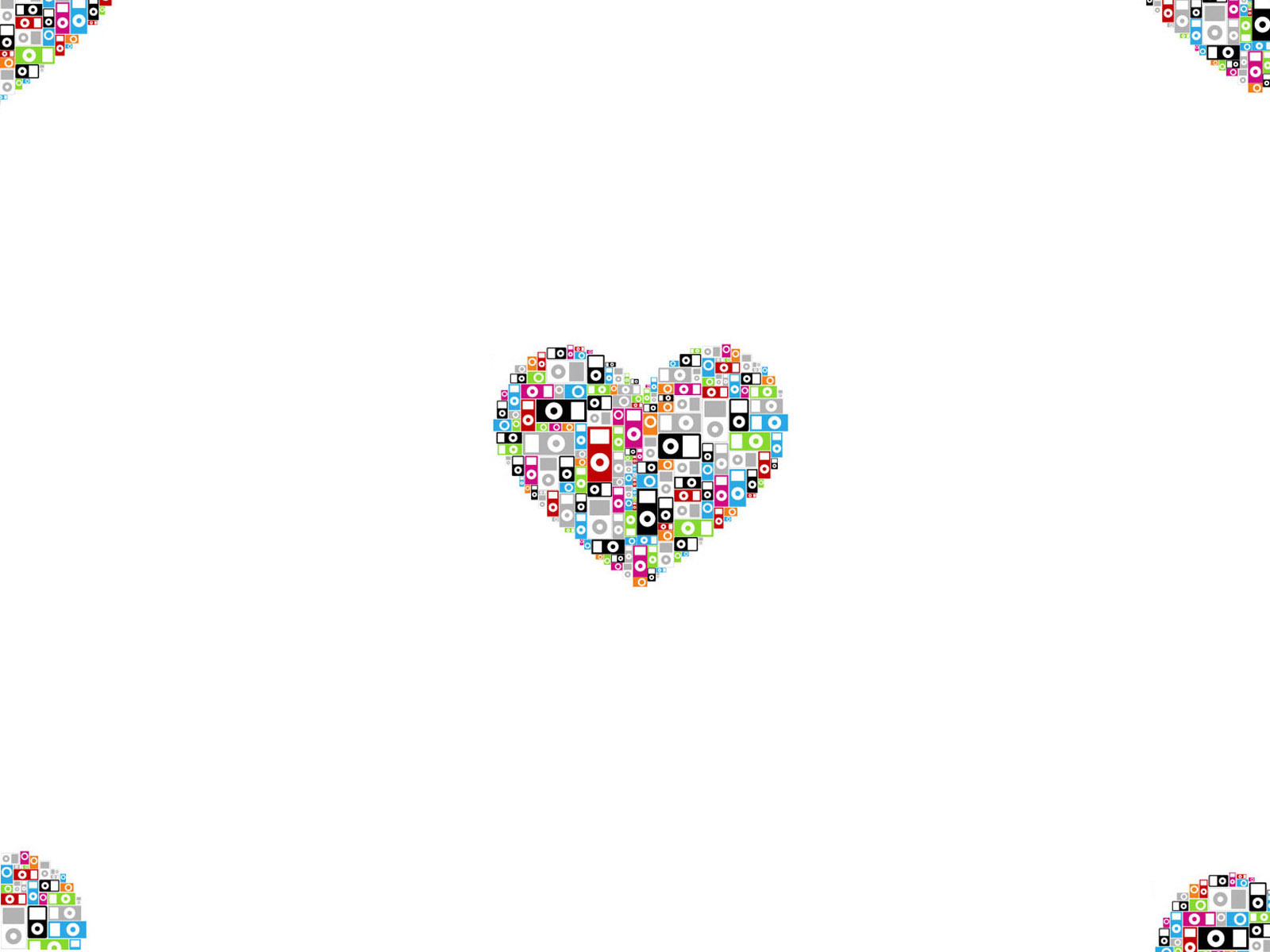 10803 descargar imagen música, corazones, amor, imágenes, blanco: fondos de pantalla y protectores de pantalla gratis
