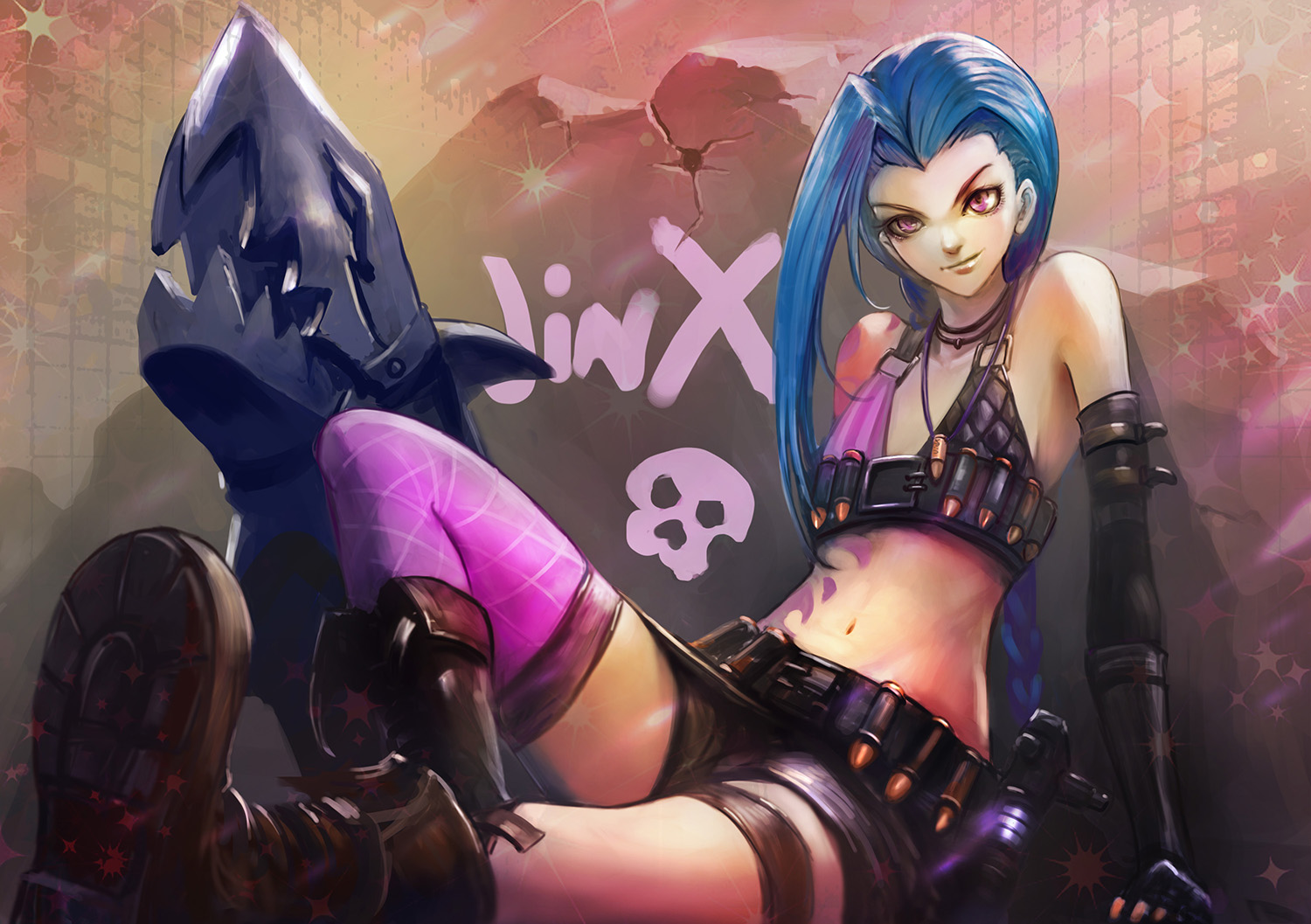 Jinx (League Of Legends)  4K Wallpaper