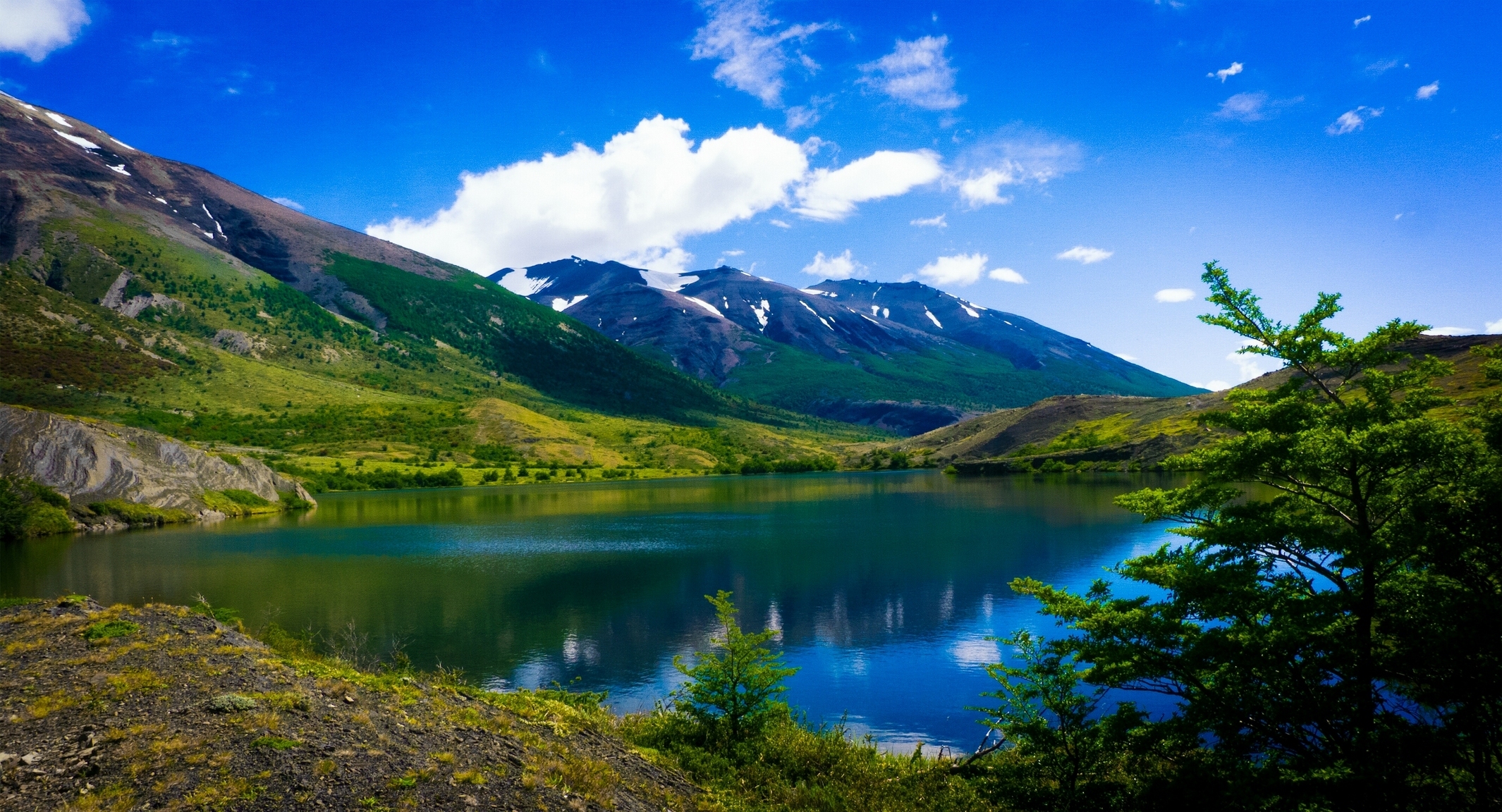 369565 télécharger le fond d'écran terre/nature, lac, chili, paysage, montagne, parc national, patagonie, réflection, des lacs - économiseurs d'écran et images gratuitement