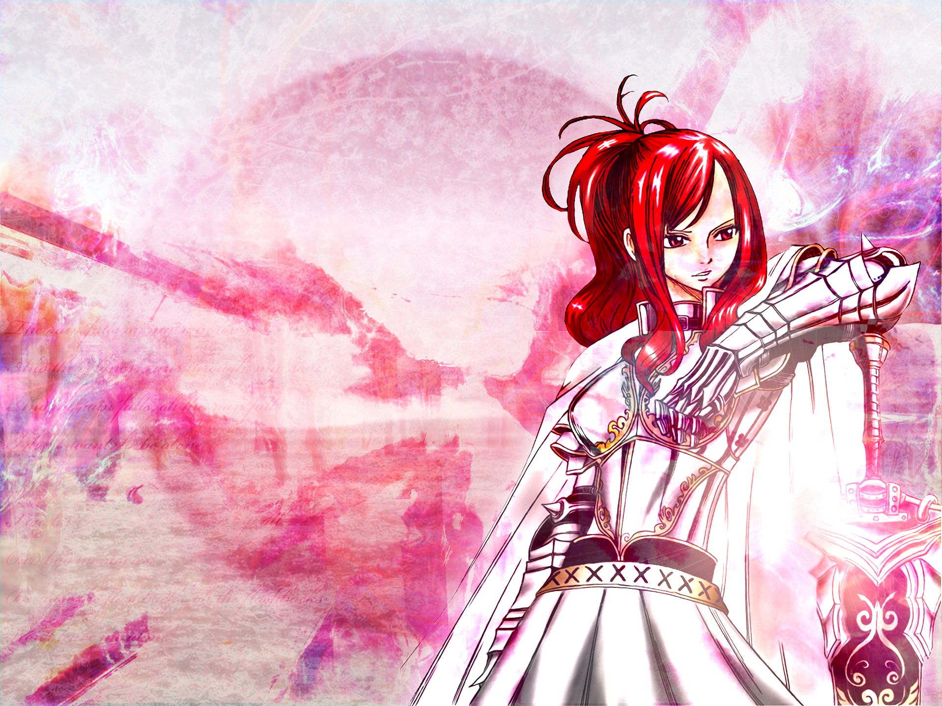 Handy-Wallpaper Animes, Fairy Tail, Erza Scarlet kostenlos herunterladen.