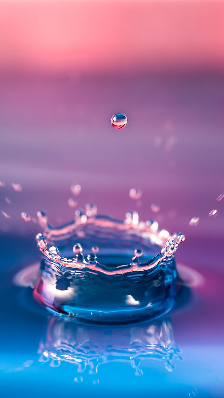 Download mobile wallpaper Earth, Water Drop for free.