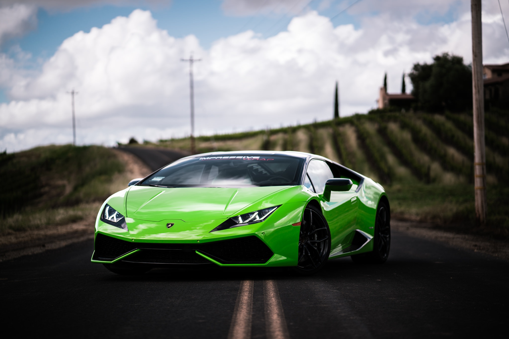 Baixe gratuitamente a imagem Lamborghini, Carro, Super Carro, Veículos, Carro Verde, Lamborghini Huracán na área de trabalho do seu PC