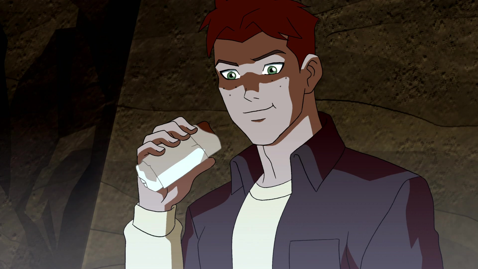 Free download wallpaper Food, Green Eyes, Tv Show, Red Hair, Wally West, Young Justice, Young Justice (Tv Show) on your PC desktop