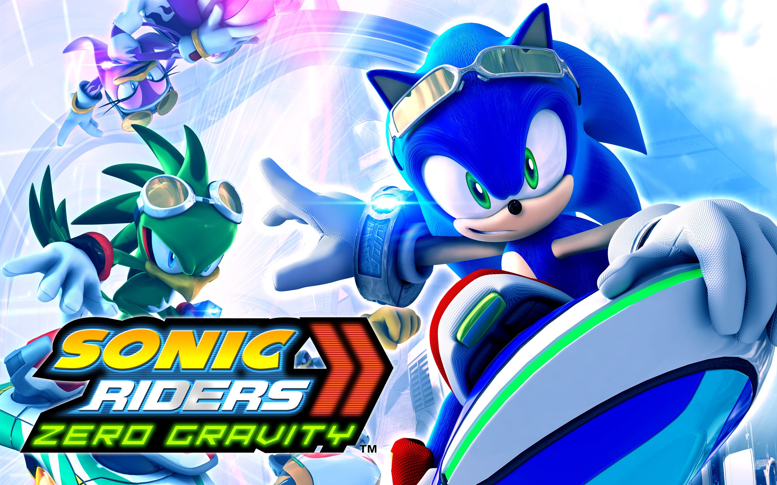 Популярні заставки і фони Sonic Riders: Zero Gravity на комп'ютер