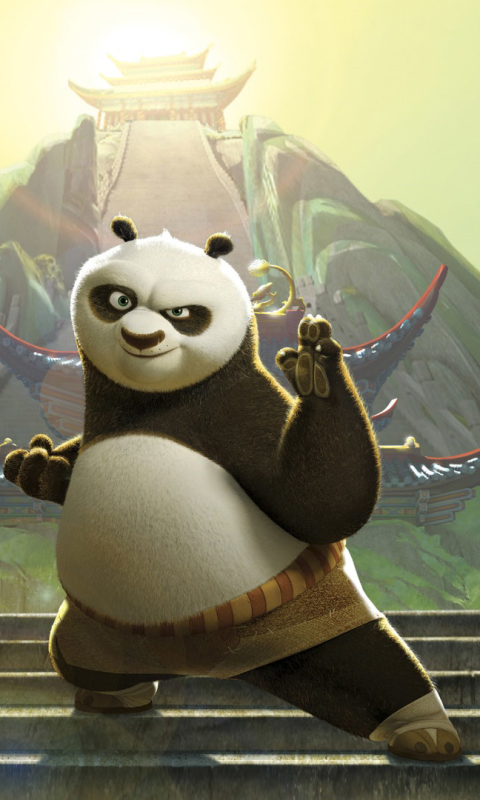 vertical wallpaper kung fu panda, movie, po (kung fu panda)