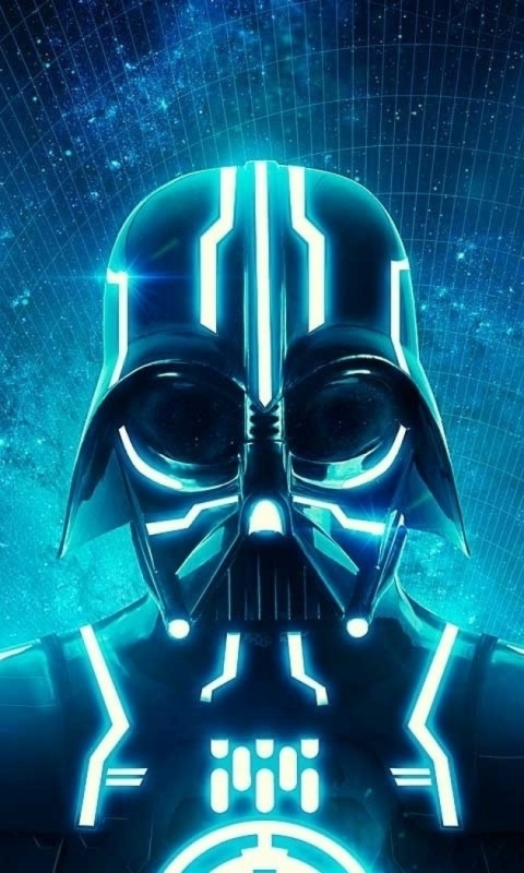 Download mobile wallpaper Star Wars, Tron, Sci Fi, Movie, Darth Vader for free.