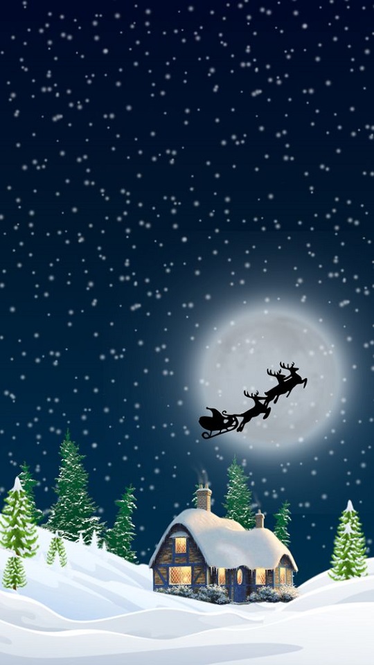 Download mobile wallpaper Christmas, Holiday, Santa for free.