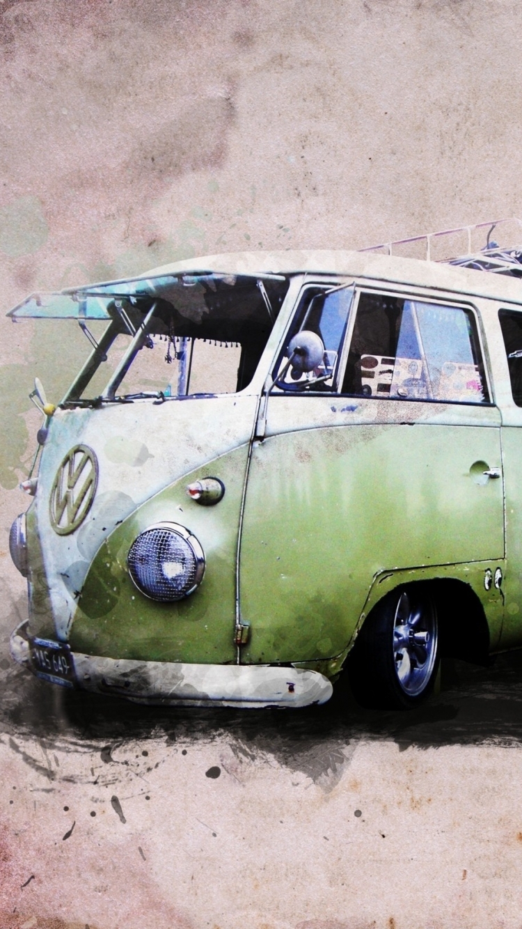 Download mobile wallpaper Volkswagen, Vehicles, Kombi for free.