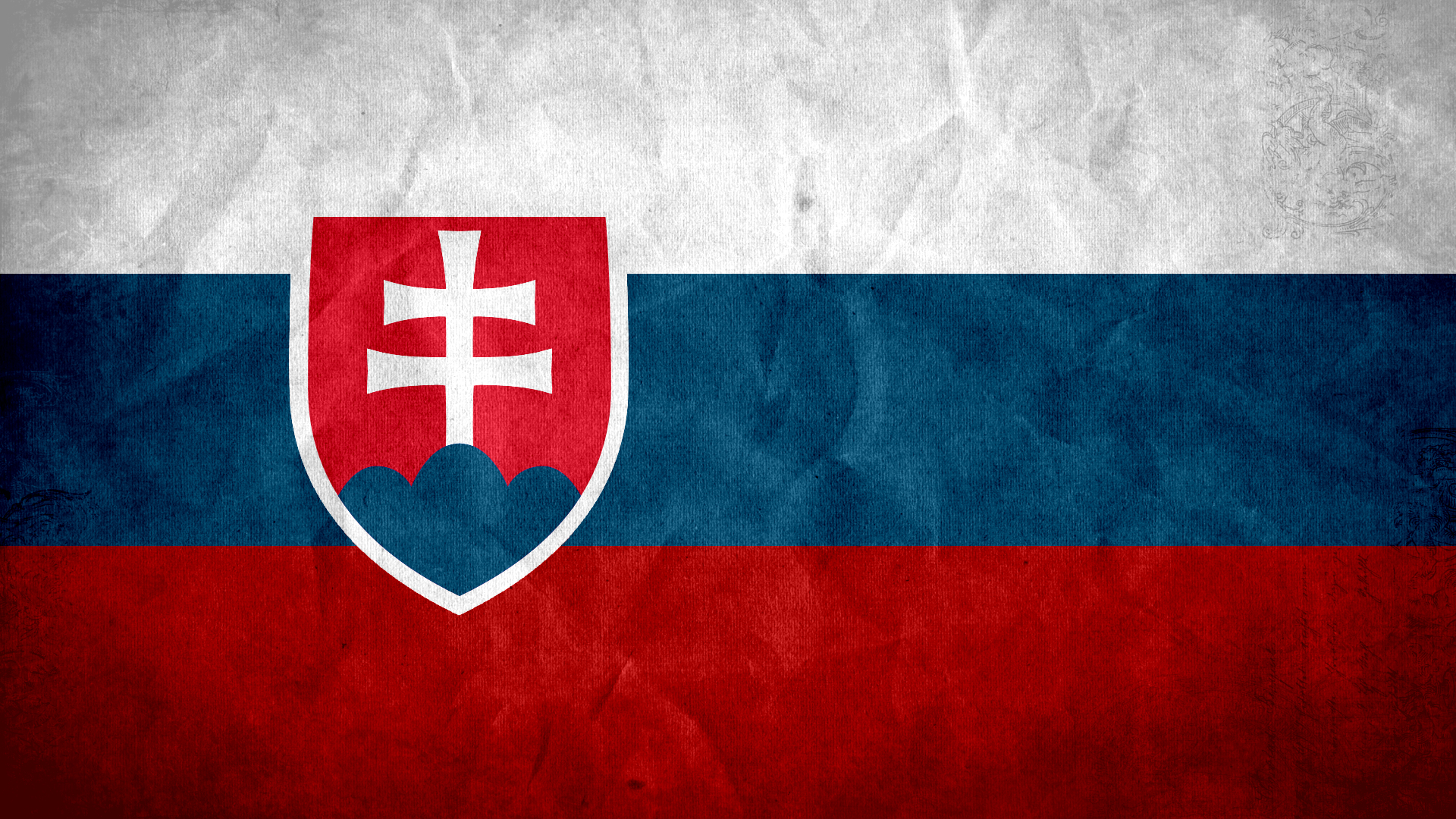 Завантажити шпалери Прапор Словаччини на телефон безкоштовно