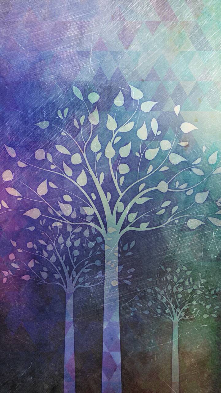 Download mobile wallpaper Tree, Leaf, Artistic for free.