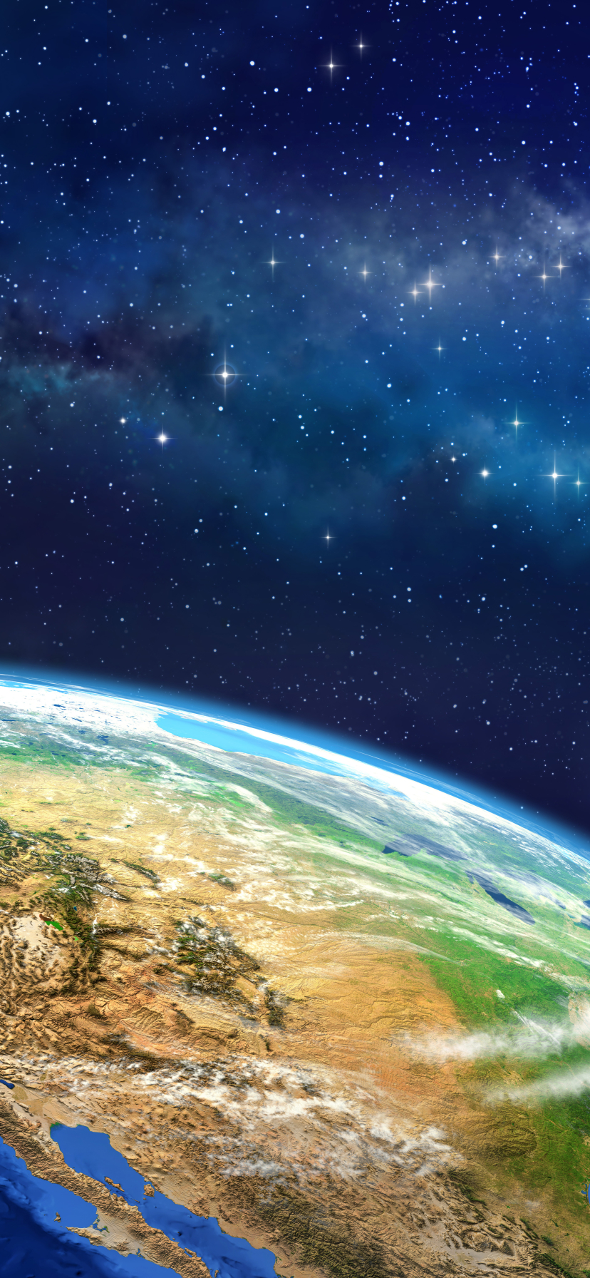 Download mobile wallpaper Earth, From Space for free.