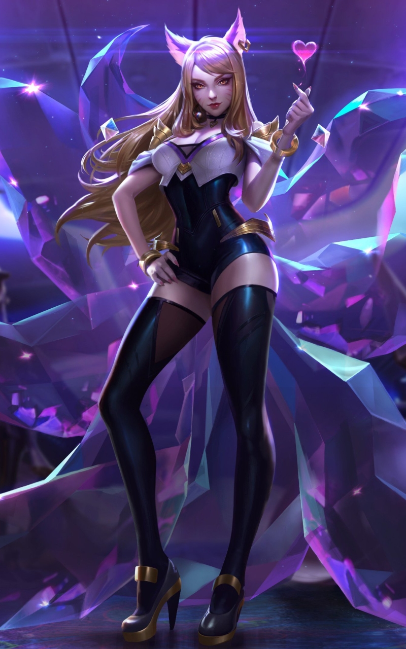 Handy-Wallpaper League Of Legends, Computerspiele, Ahri (Liga Der Legenden) kostenlos herunterladen.