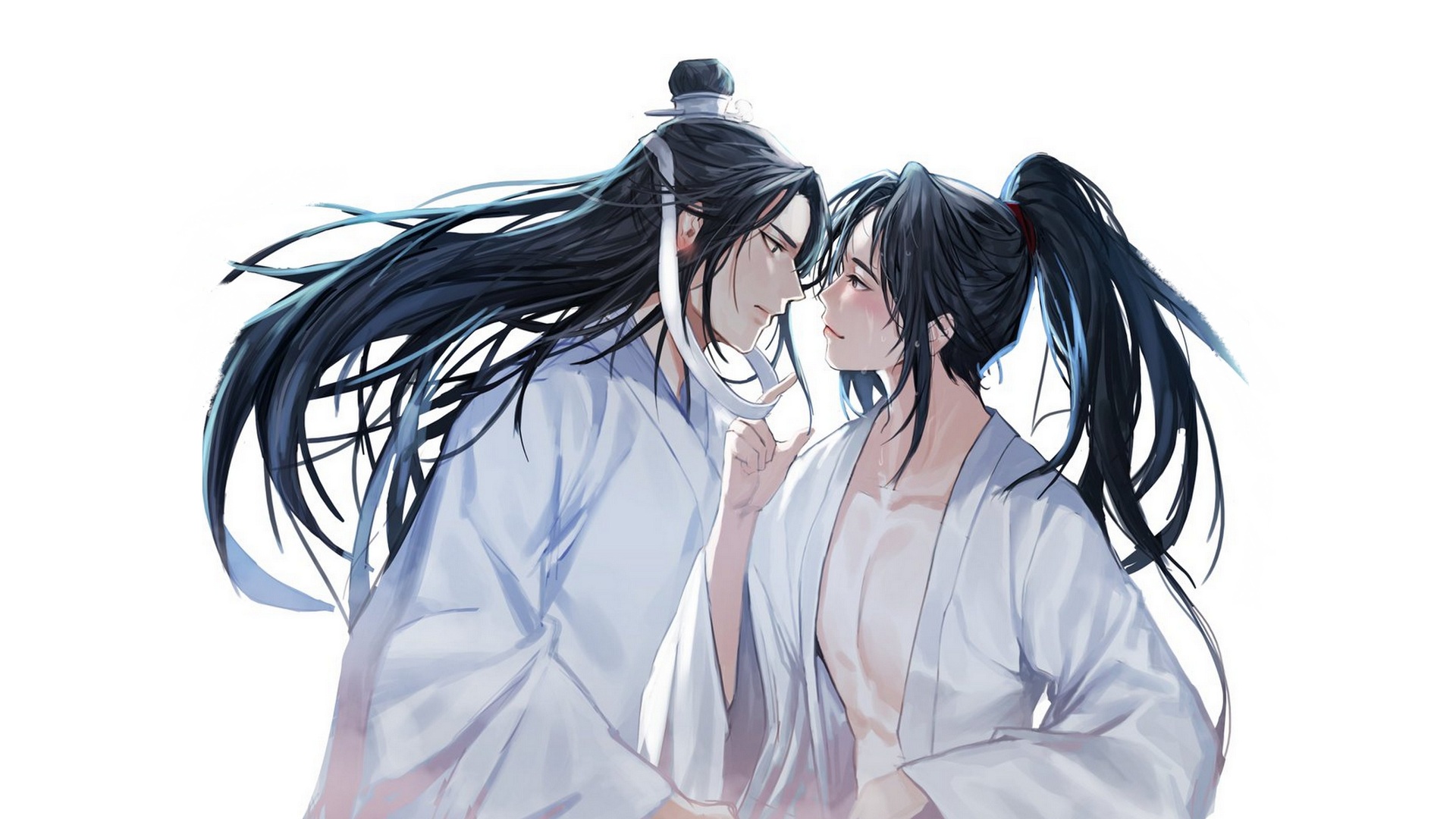 Download free mobile wallpaper <b>Anime</b>, Lan Zhan, Wei Ying, Lan Wangji, Wei W...