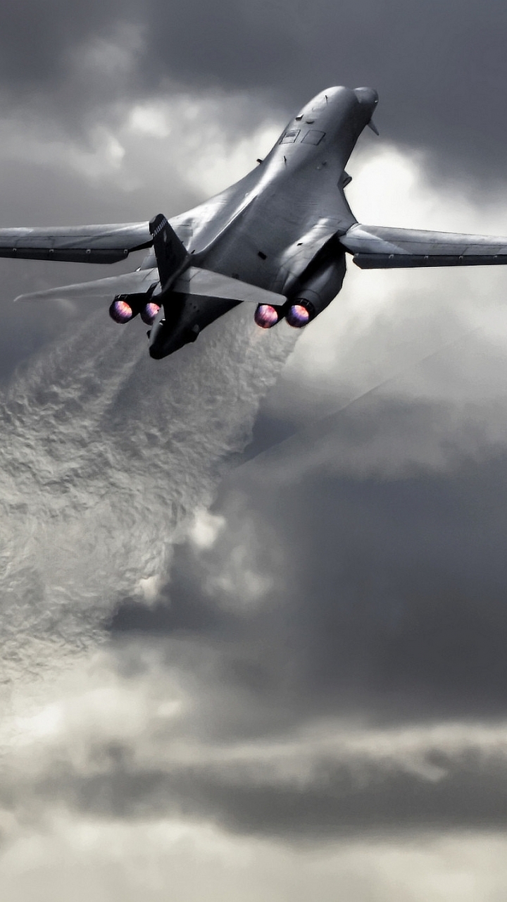 Download mobile wallpaper Military, Rockwell B 1 Lancer, Bombers for free.