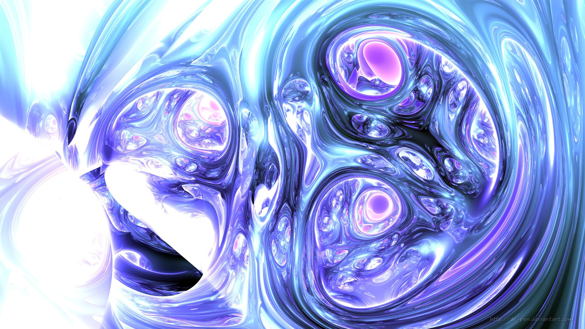 Download mobile wallpaper Abstract, 3D, Fractal, Purple, Cgi, Mandelbulb 3D for free.