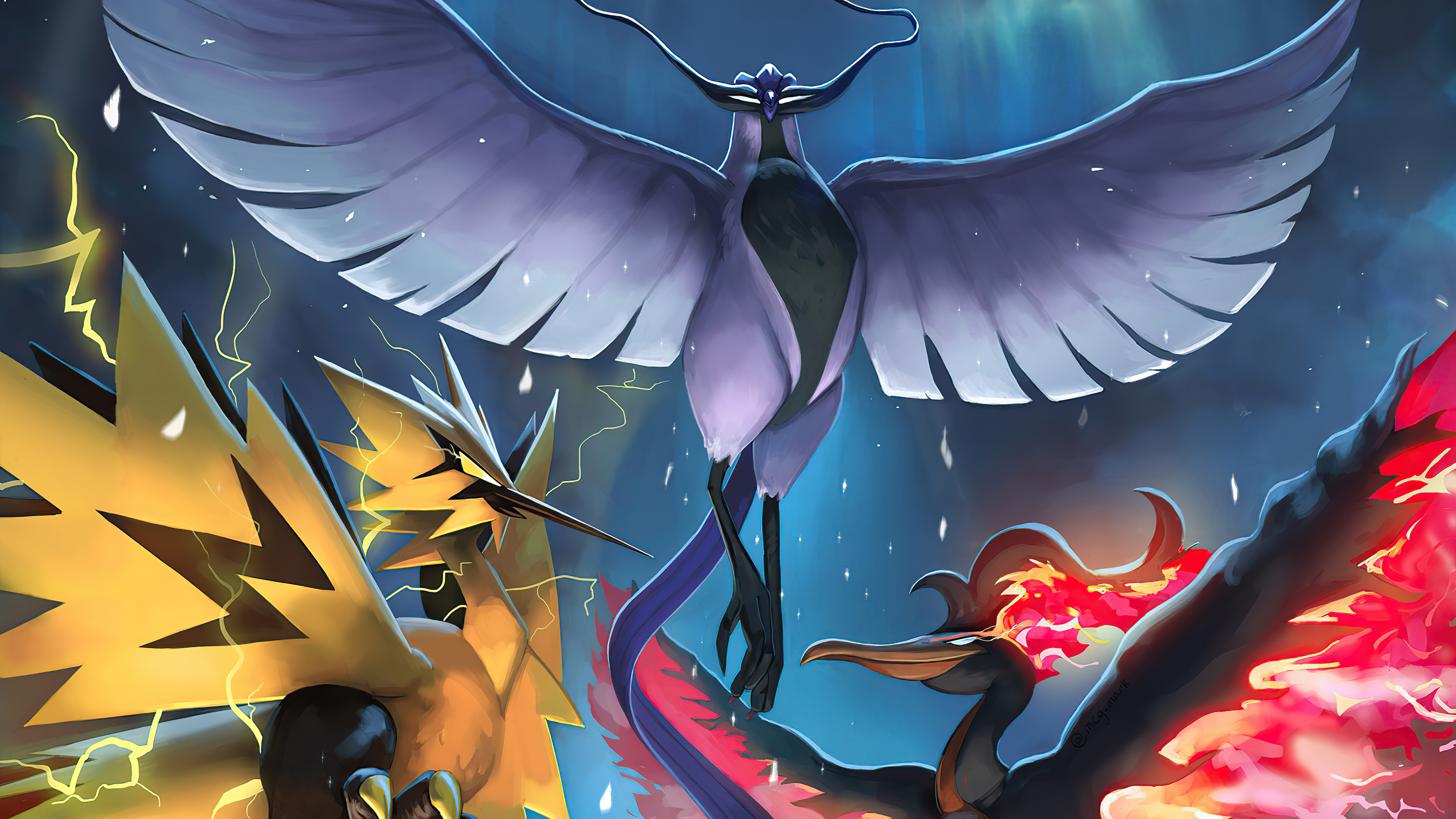 Download mobile wallpaper Anime, Pokémon, Articuno (Pokémon), Zapdos (Pokémon), Moltres (Pokémon) for free.